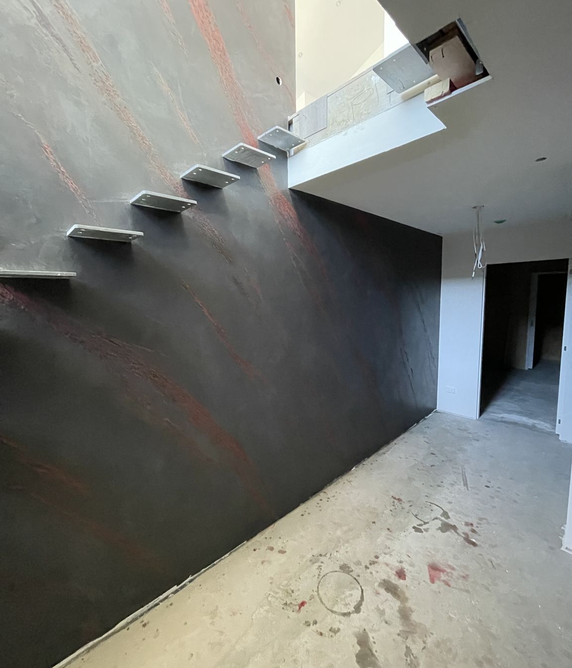 Resistone microcement stairway