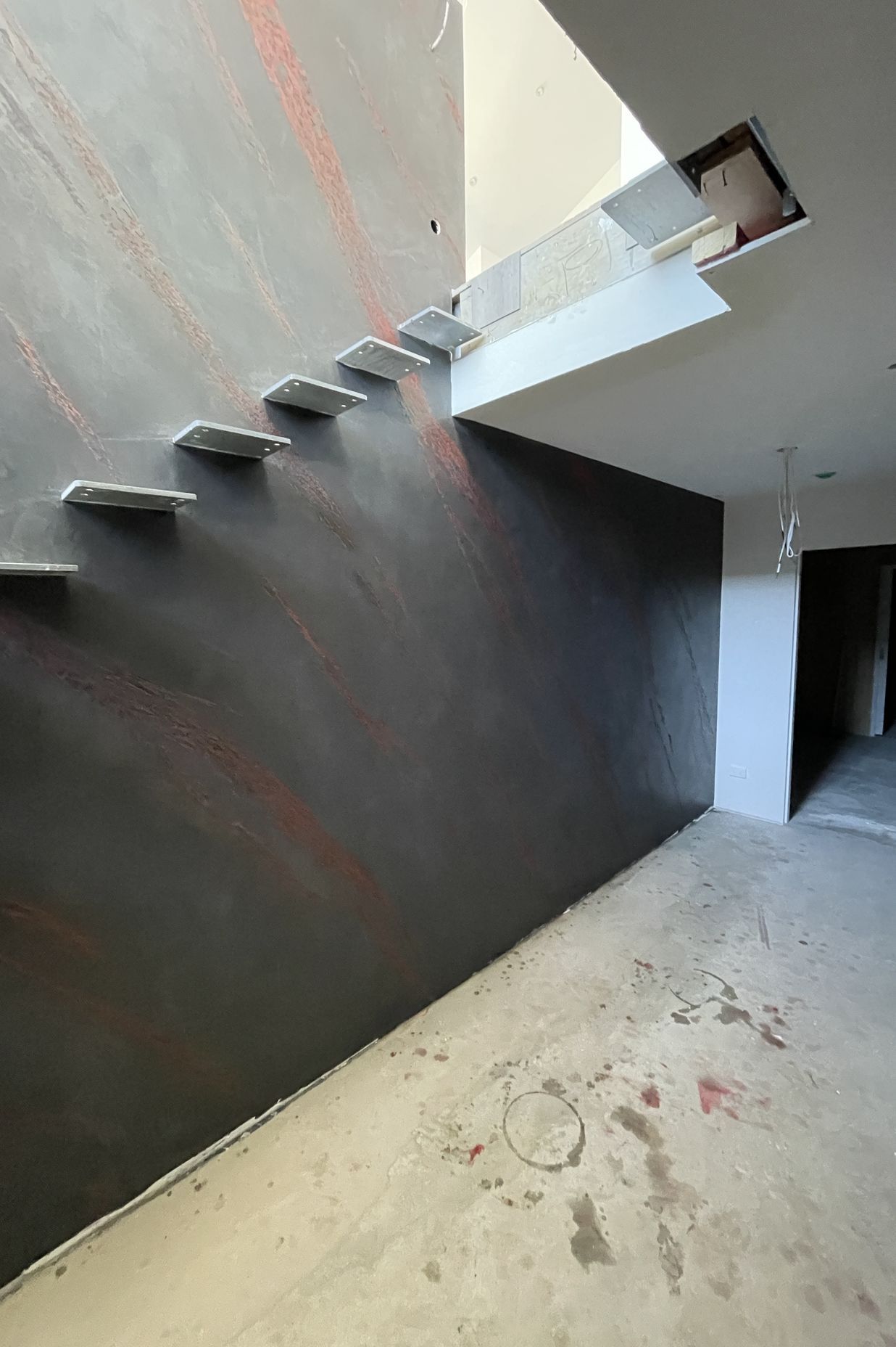 Resistone microcement stairway