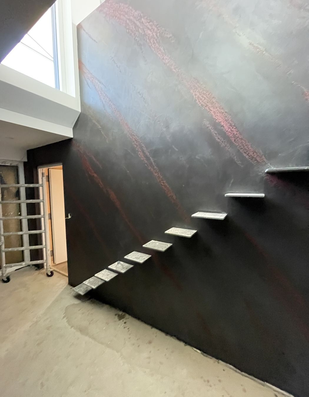 Resistone microcement stairway