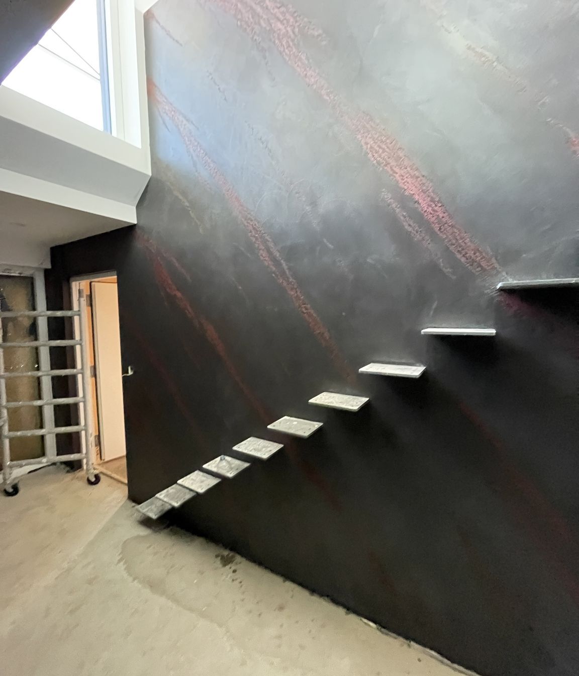 Resistone microcement stairway