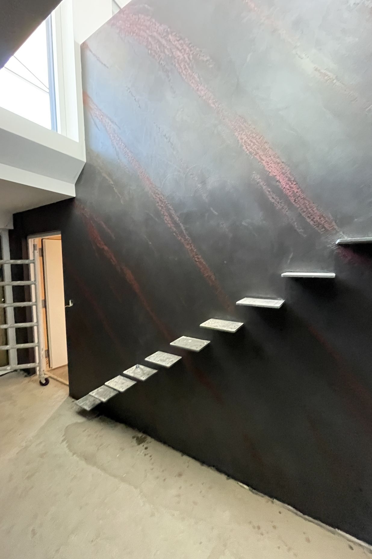 Resistone microcement stairway