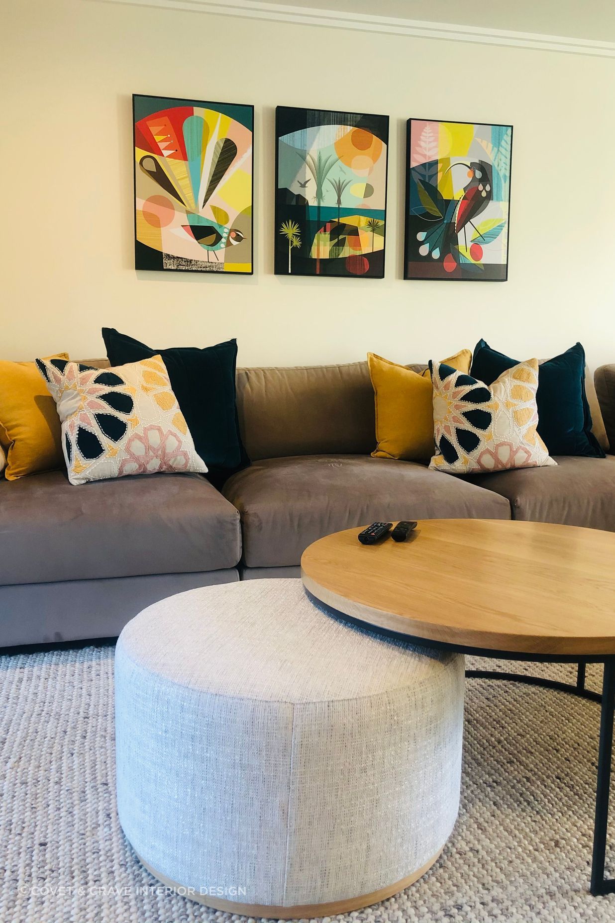 Contemporary Rural Living Room