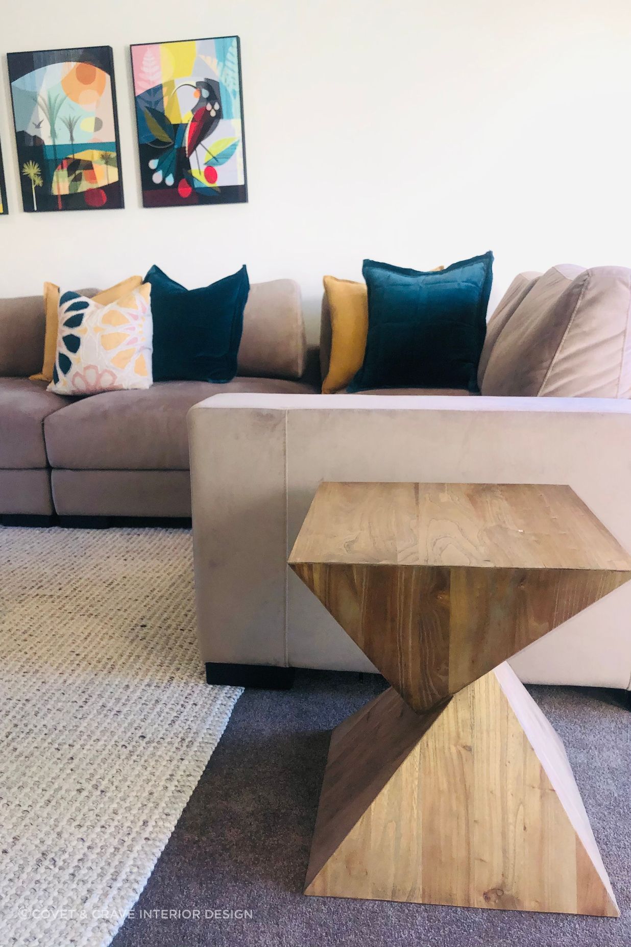 Contemporary Rural Living Room