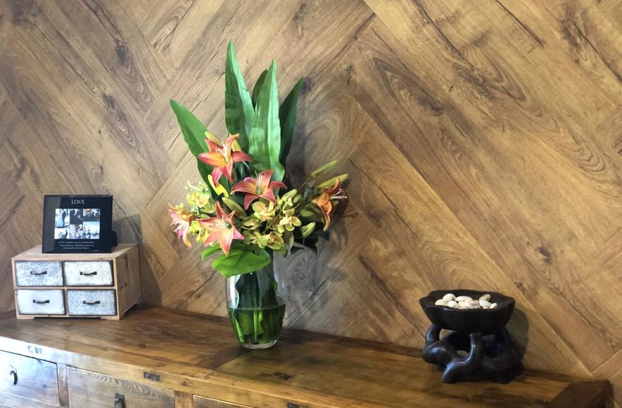 Home Office Feature Wall