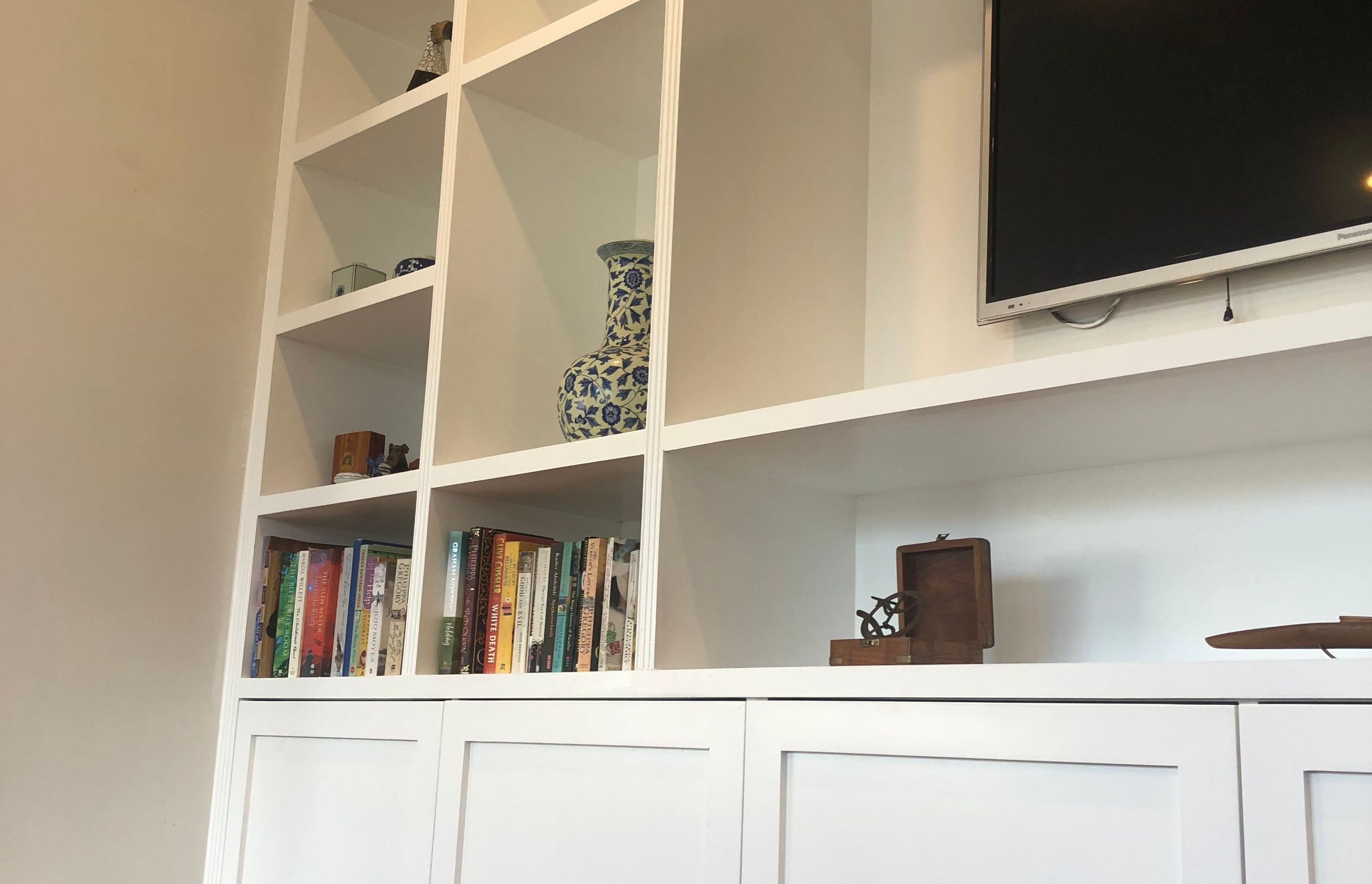 book shelves