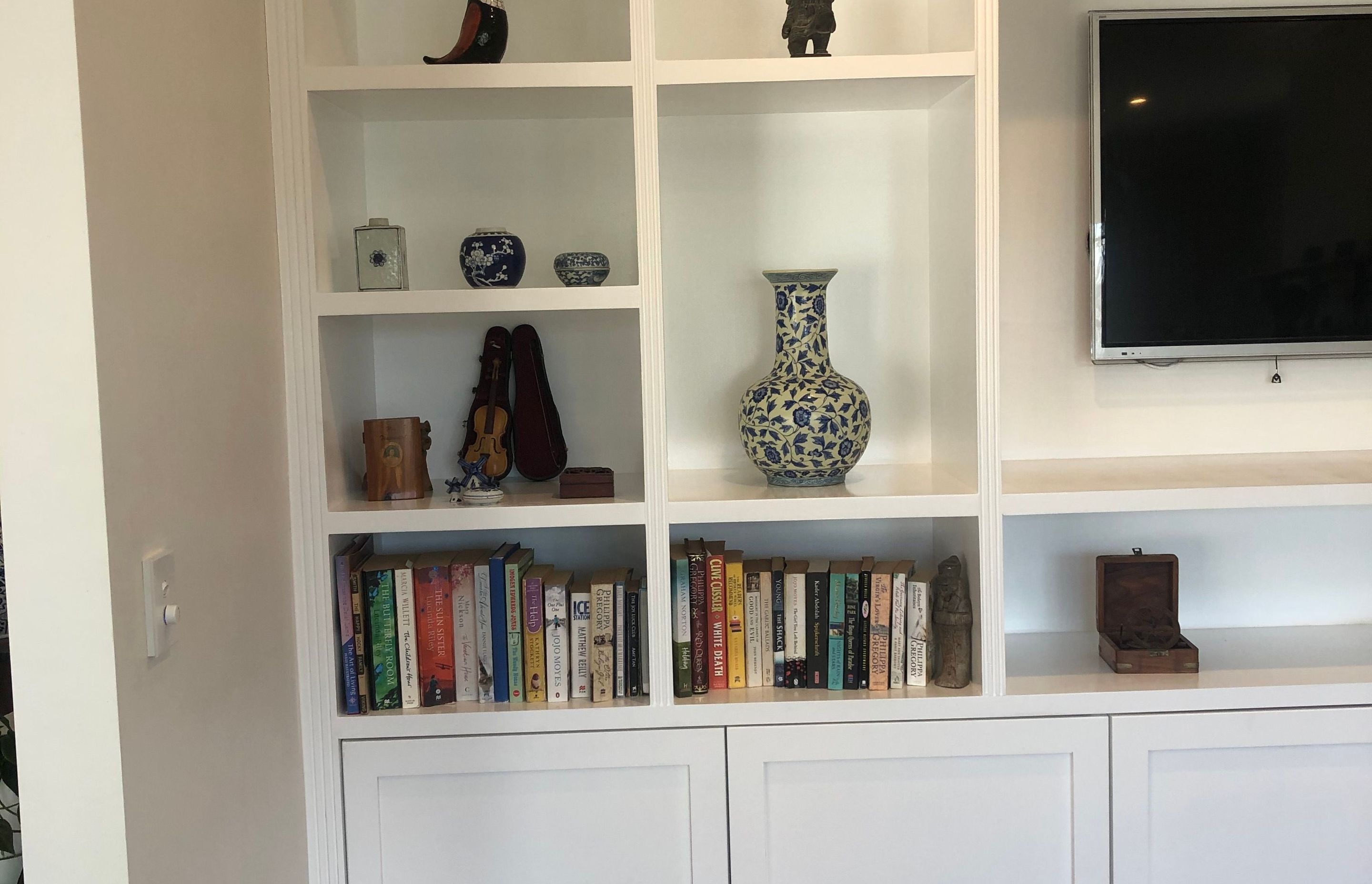 book shelves