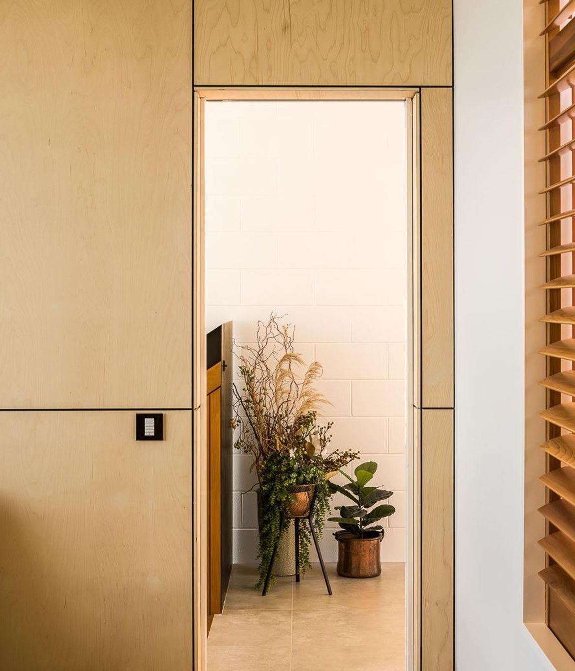 Control4 Switches used to control heating, lighting and sound system in one convenient place.
