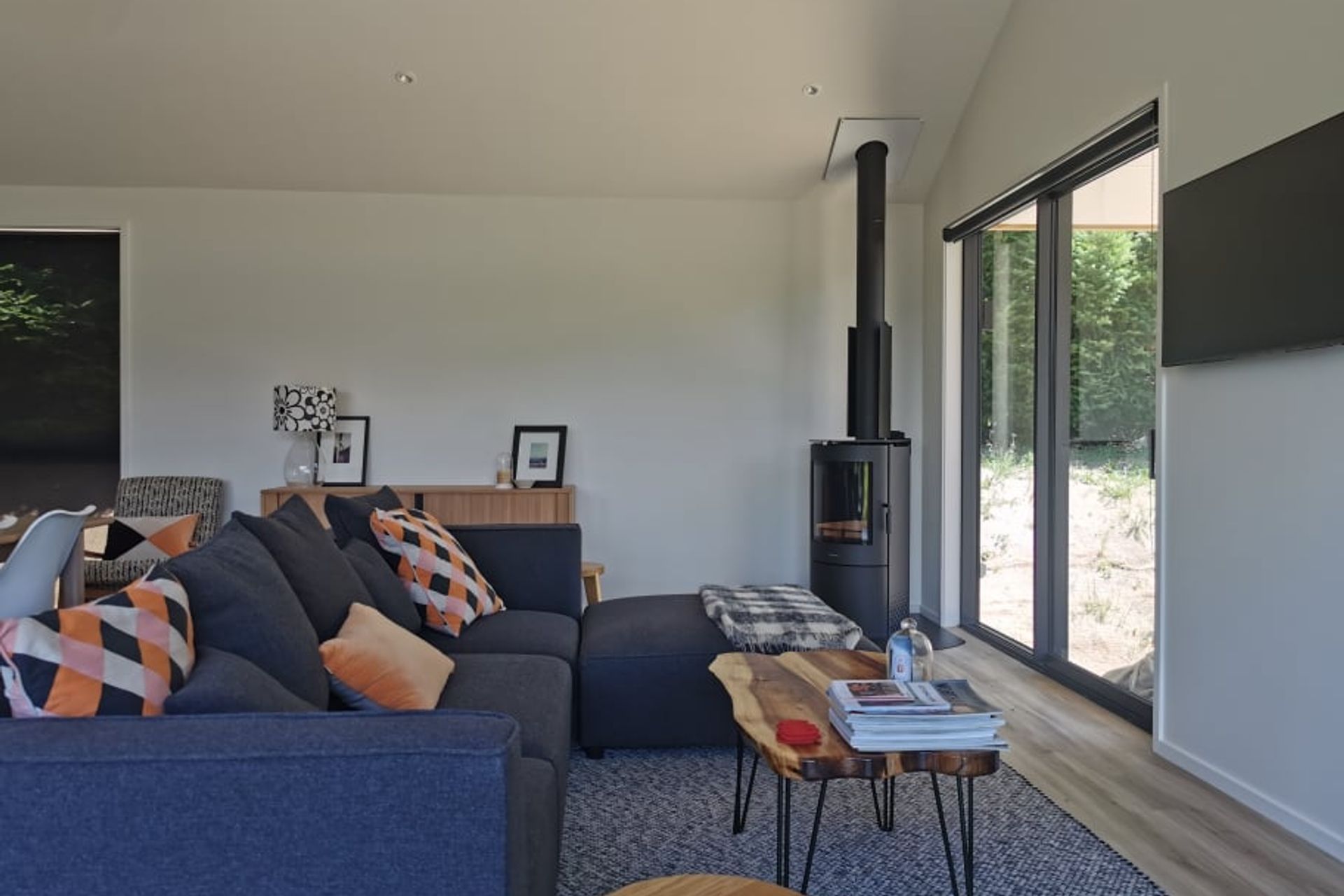 Masport Akaroa on steel plate hearth.   Photo credit:  David Busby