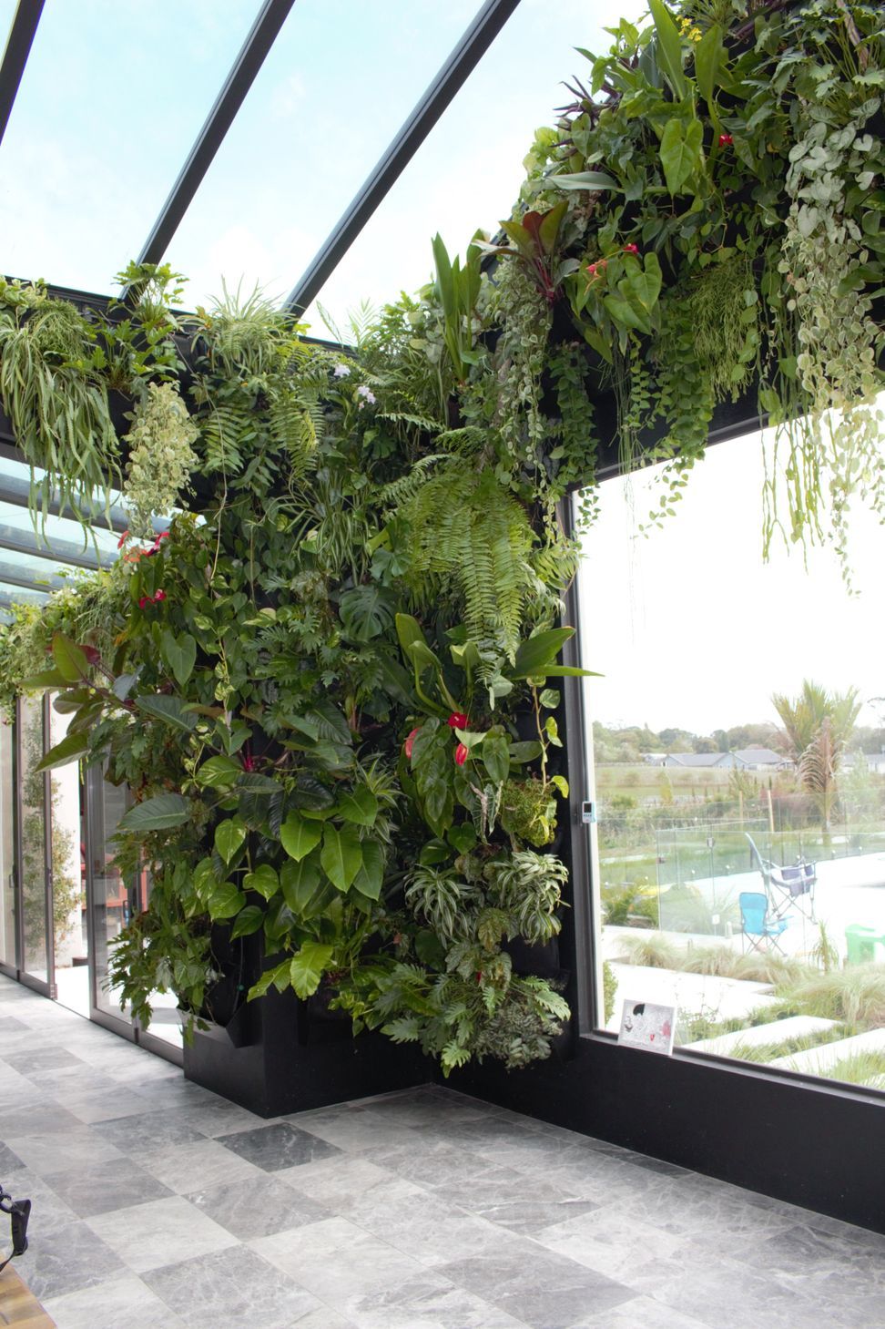 Private Home Live Plant Wall Installation