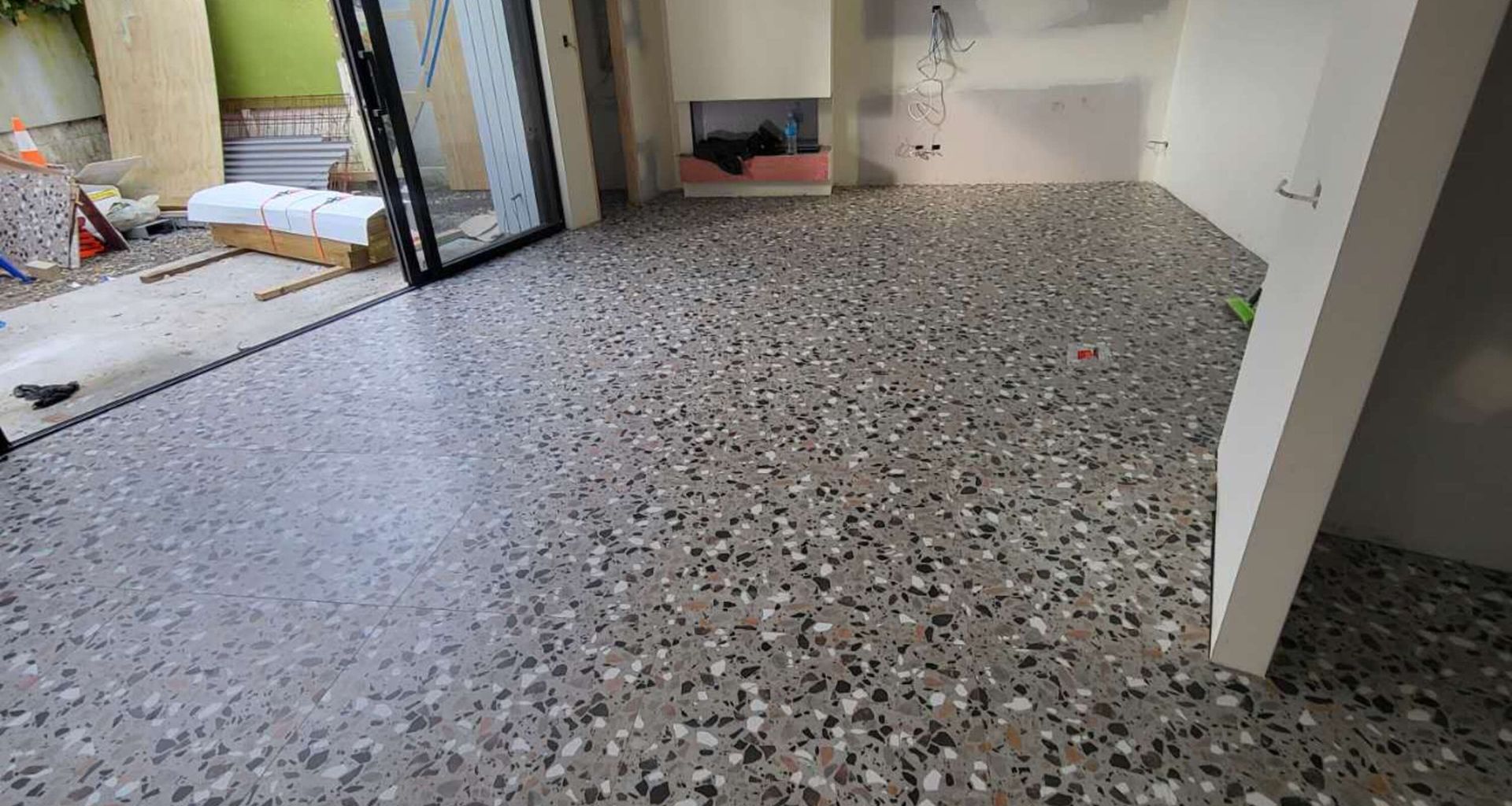 Damn Good Tiling - terrazzo floor tiling banner