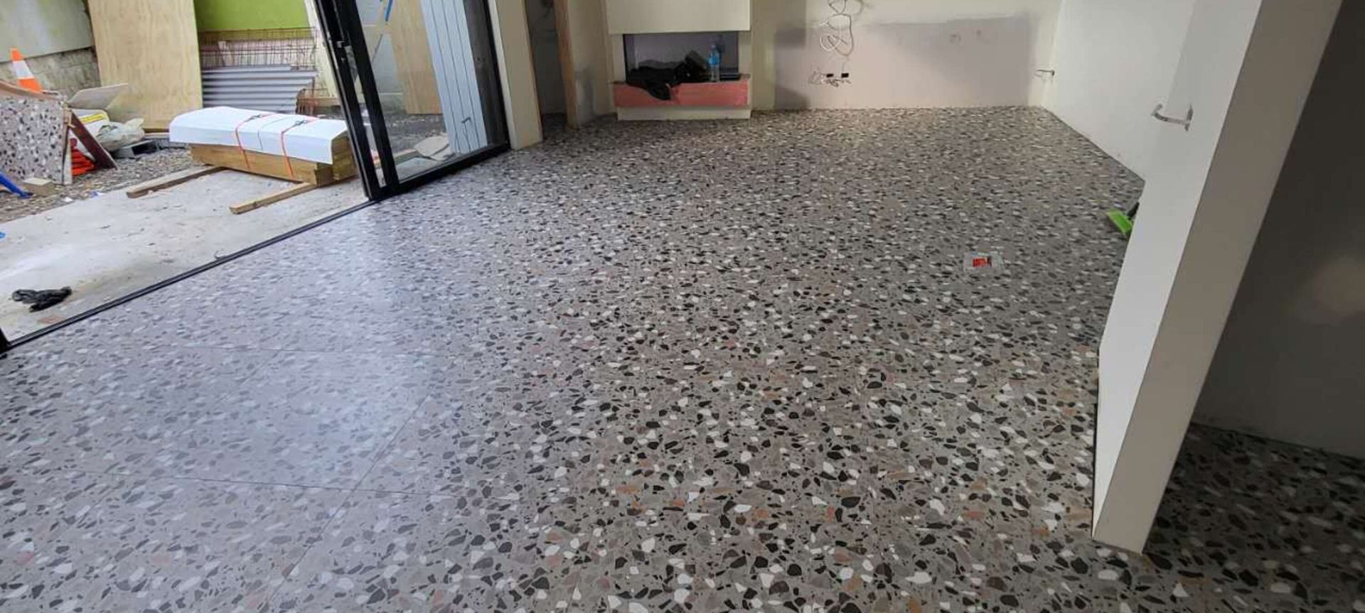 Damn Good Tiling - terrazzo floor tiling banner