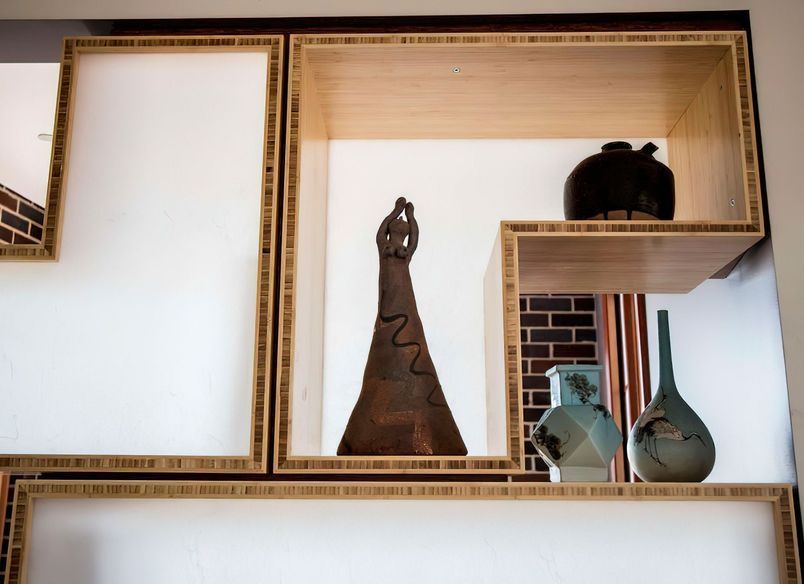 Tetris Bamboo Bookshelves