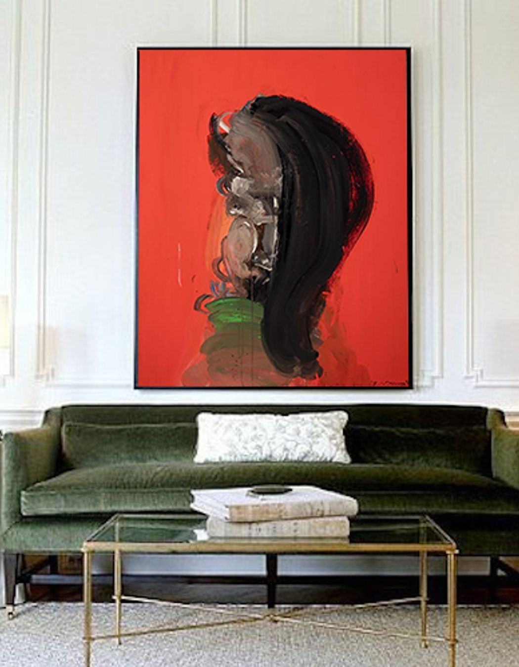A contemporary & sophisticated choice to accentuate what you already have. Art for a room that expects no less.