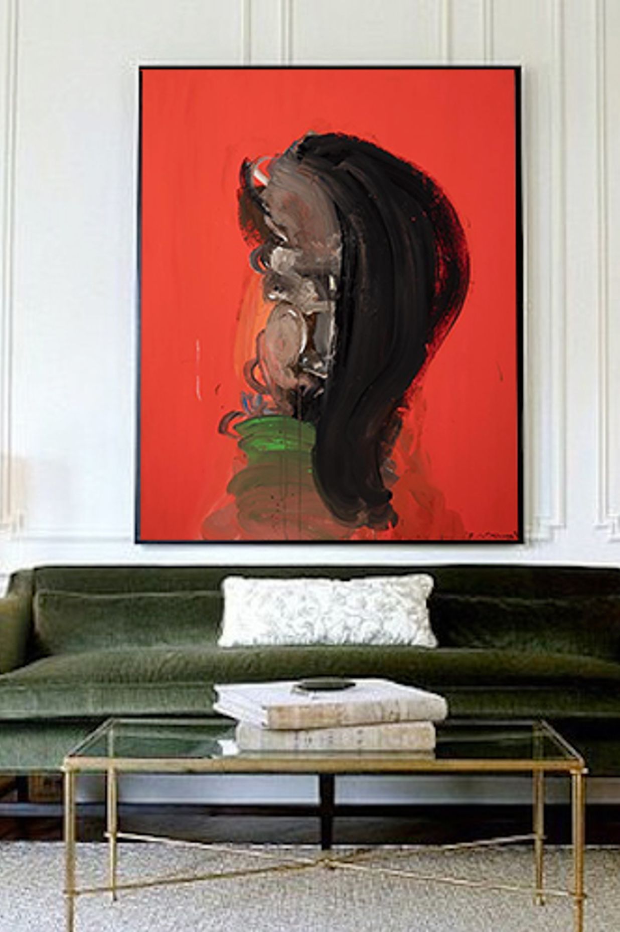 A contemporary & sophisticated choice to accentuate what you already have. Art for a room that expects no less.