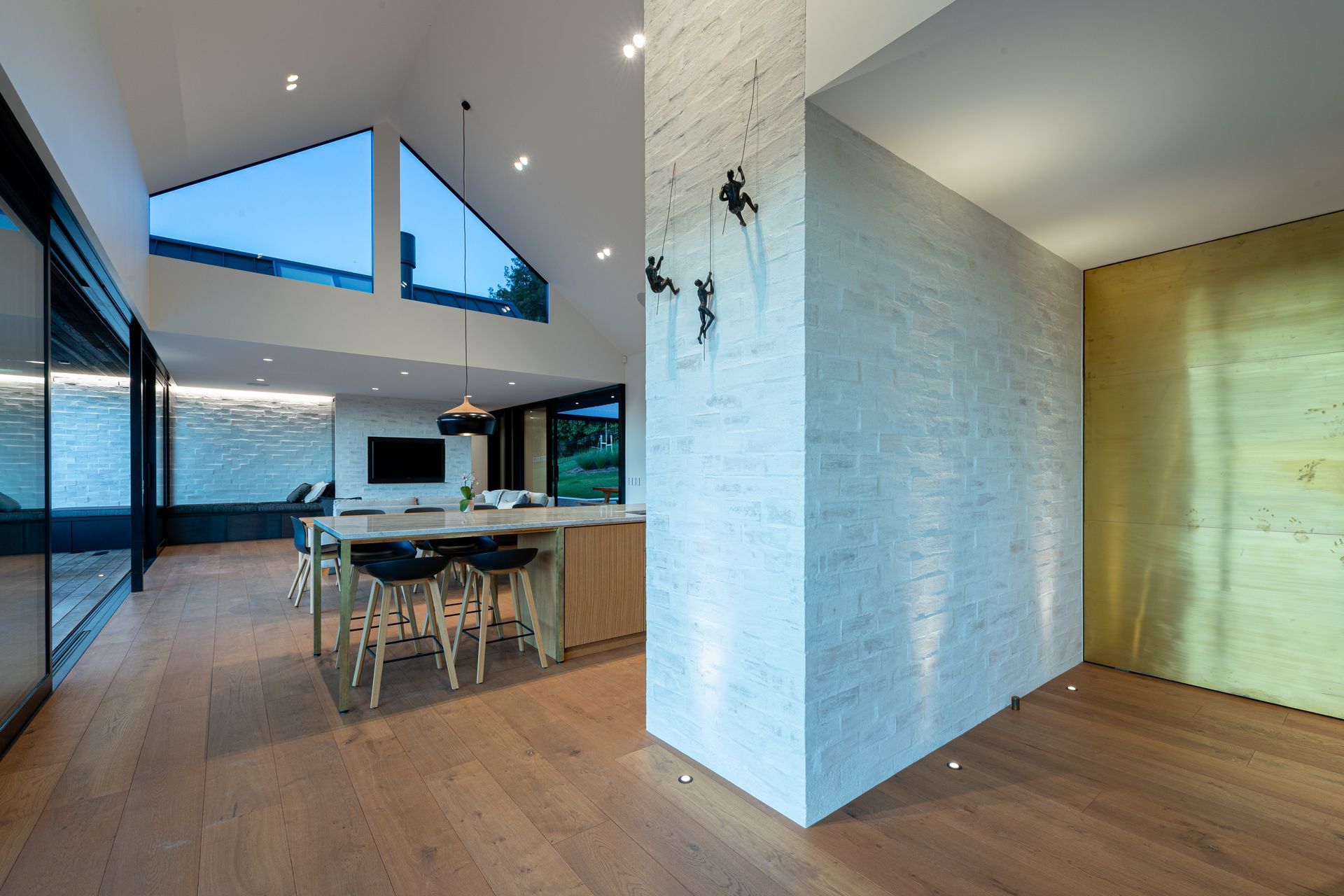 Coatesville Home - 220x21mm Light Feature Grade Engineered European Oak flooring, prefinished in "Bourbon" Rubio Monocoat oil and Ciranova Titan Hardwax