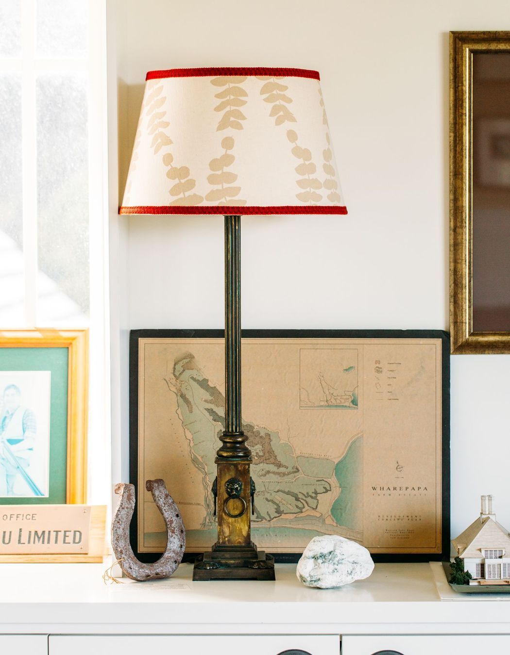 The Kurio team had access to Wharekauhau's large collection of memorabilia and artefacts from its long history as a working farm. “Our preference for design is to layer in vintage pieces, it's just the best way to get character and personality into a space or tell a story about the people who inhabit that interior, or have already been and gone. Particularly when that's a treasured location like Wharekauhau and you're trying to really emphasise and convey the beautiful history of the lodge surrounds and its people.”