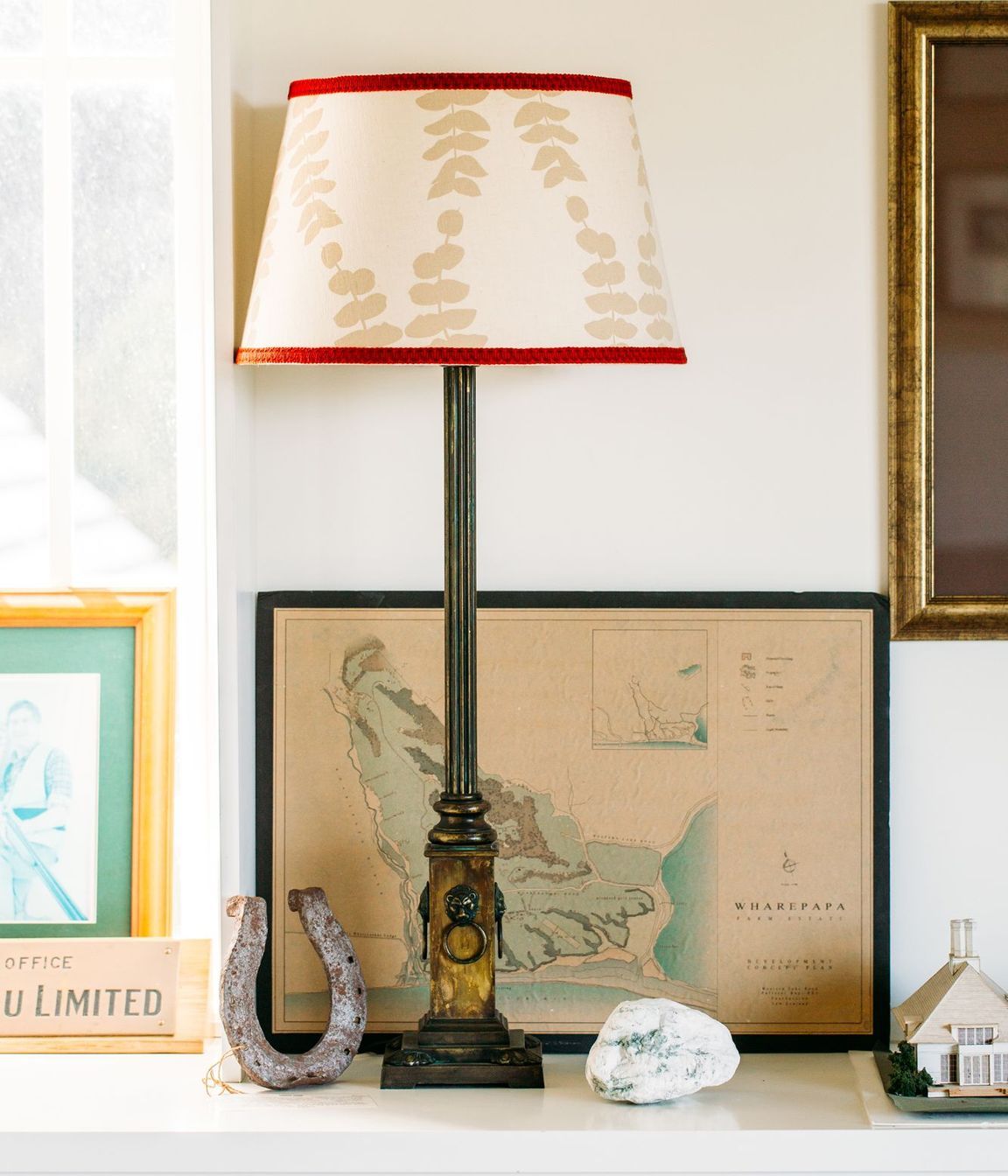 The Kurio team had access to Wharekauhau's large collection of memorabilia and artefacts from its long history as a working farm. “Our preference for design is to layer in vintage pieces, it's just the best way to get character and personality into a space or tell a story about the people who inhabit that interior, or have already been and gone. Particularly when that's a treasured location like Wharekauhau and you're trying to really emphasise and convey the beautiful history of the lodge surrounds and its people.”