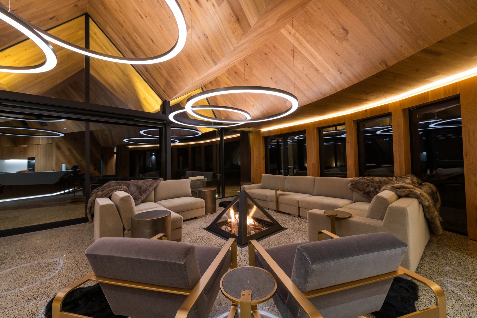 Sumptuous furnishings have been teamed with contemporary LED lighting to create a premium accommodation experience.