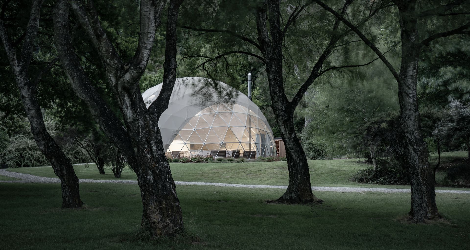 Cross Hill 'Beehive' Events Dome banner