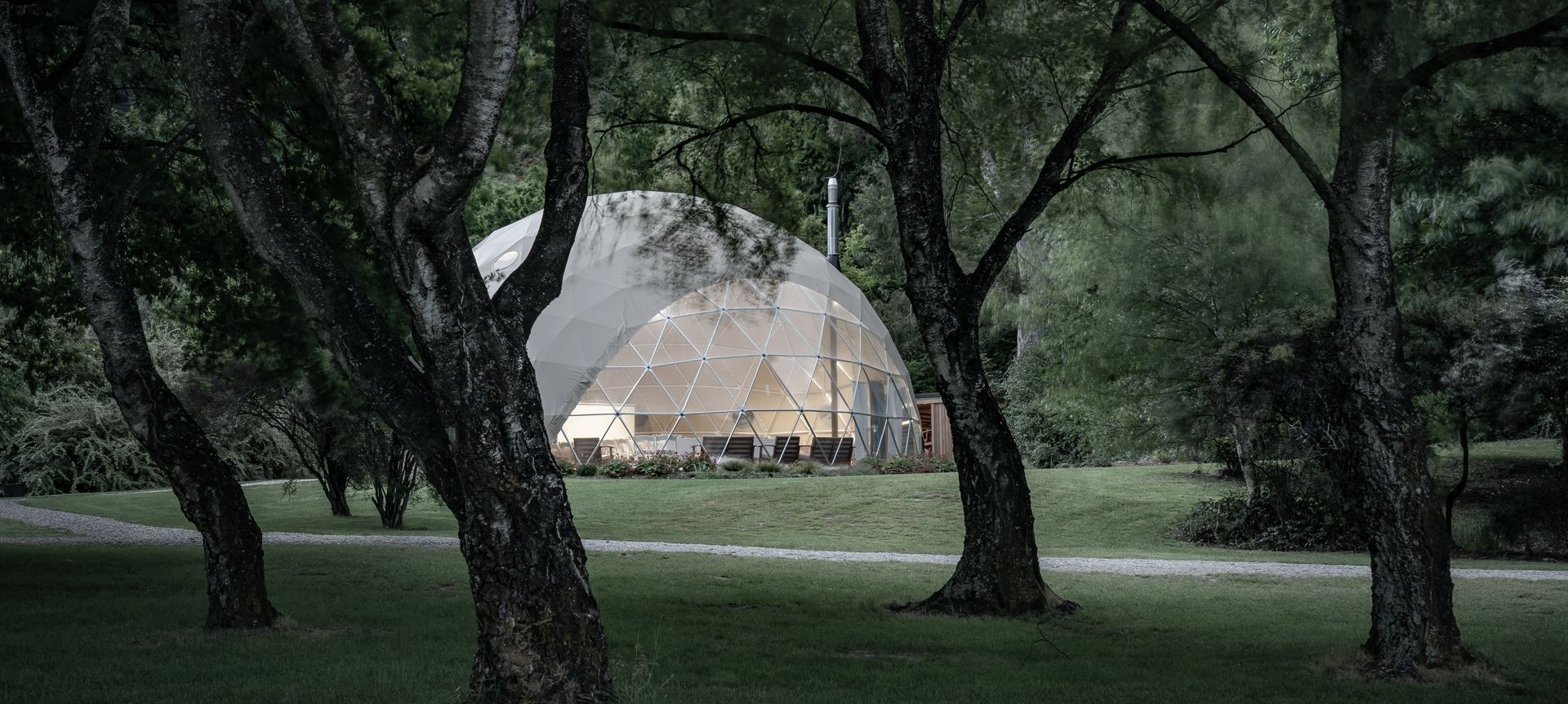 Cross Hill 'Beehive' Events Dome banner