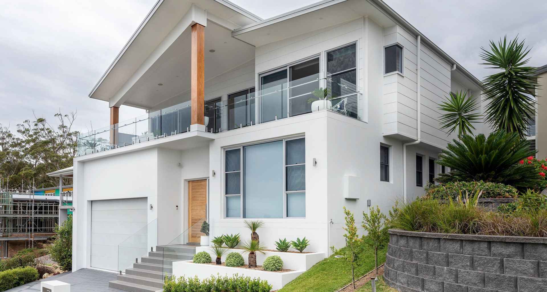 Two Storey Luxury Home on steep site banner