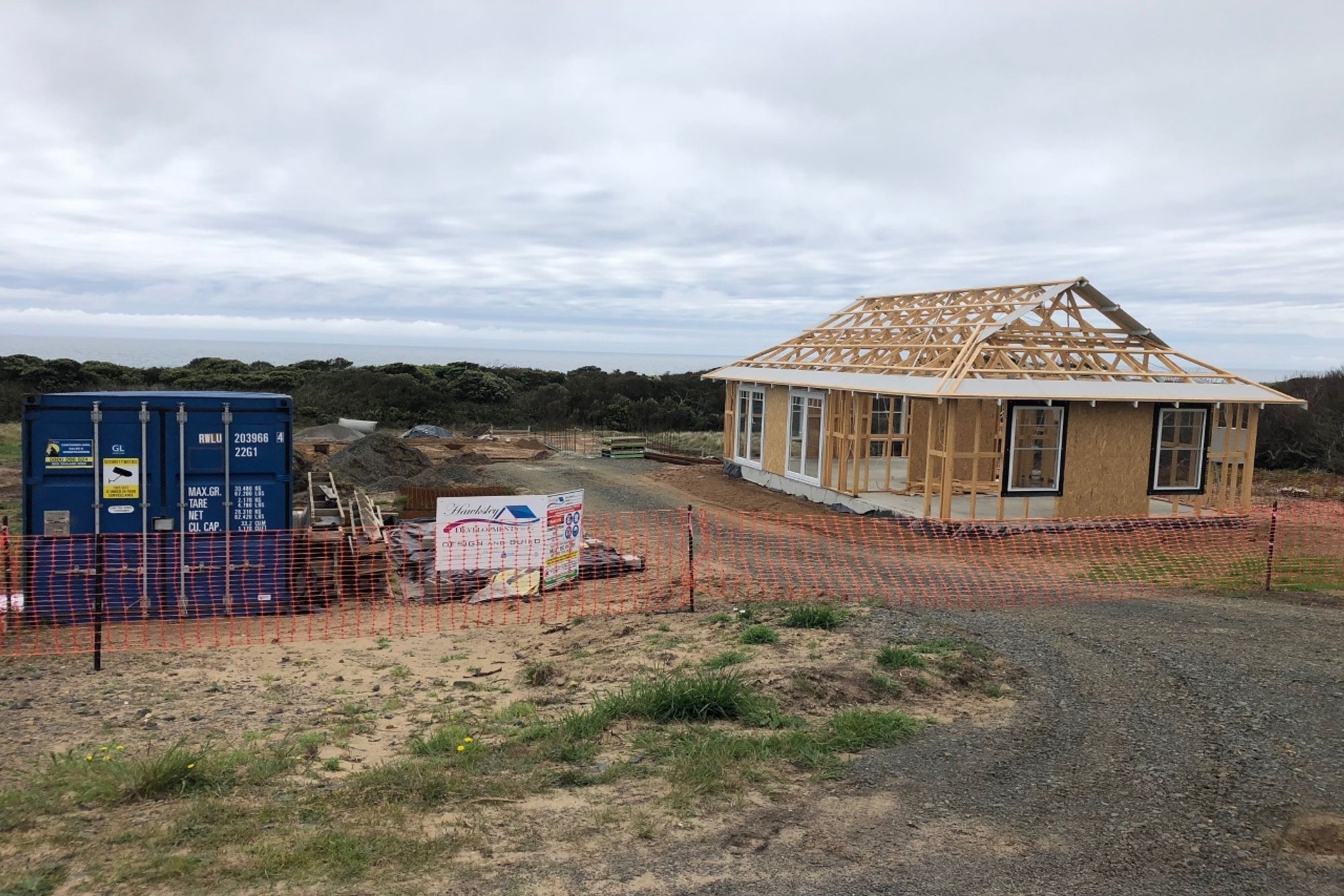 Cottage Preparation for Roof. Photography: Hawksley Developments
