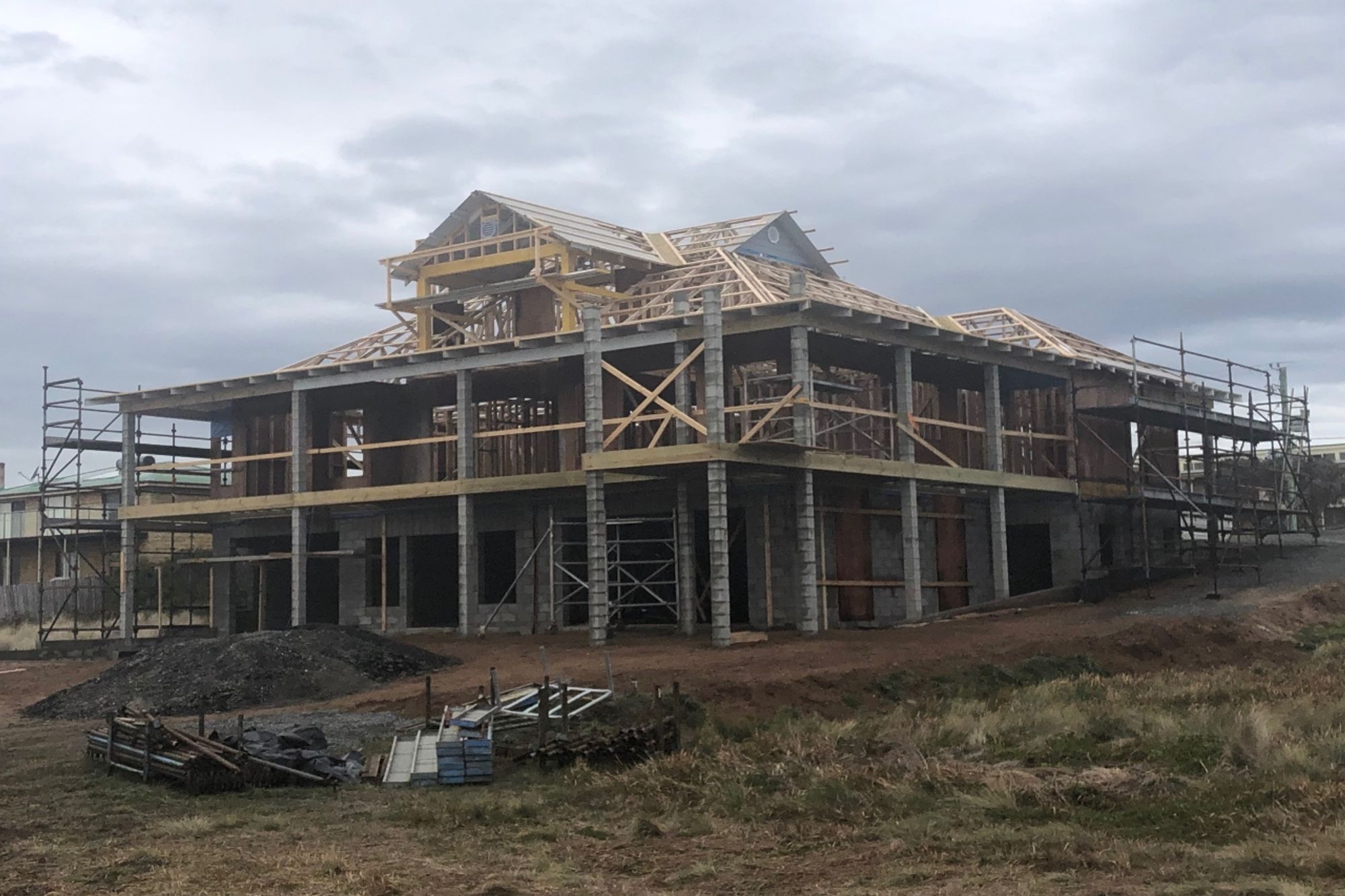 Preparation for Roof. Photography: Hawksley Developments
