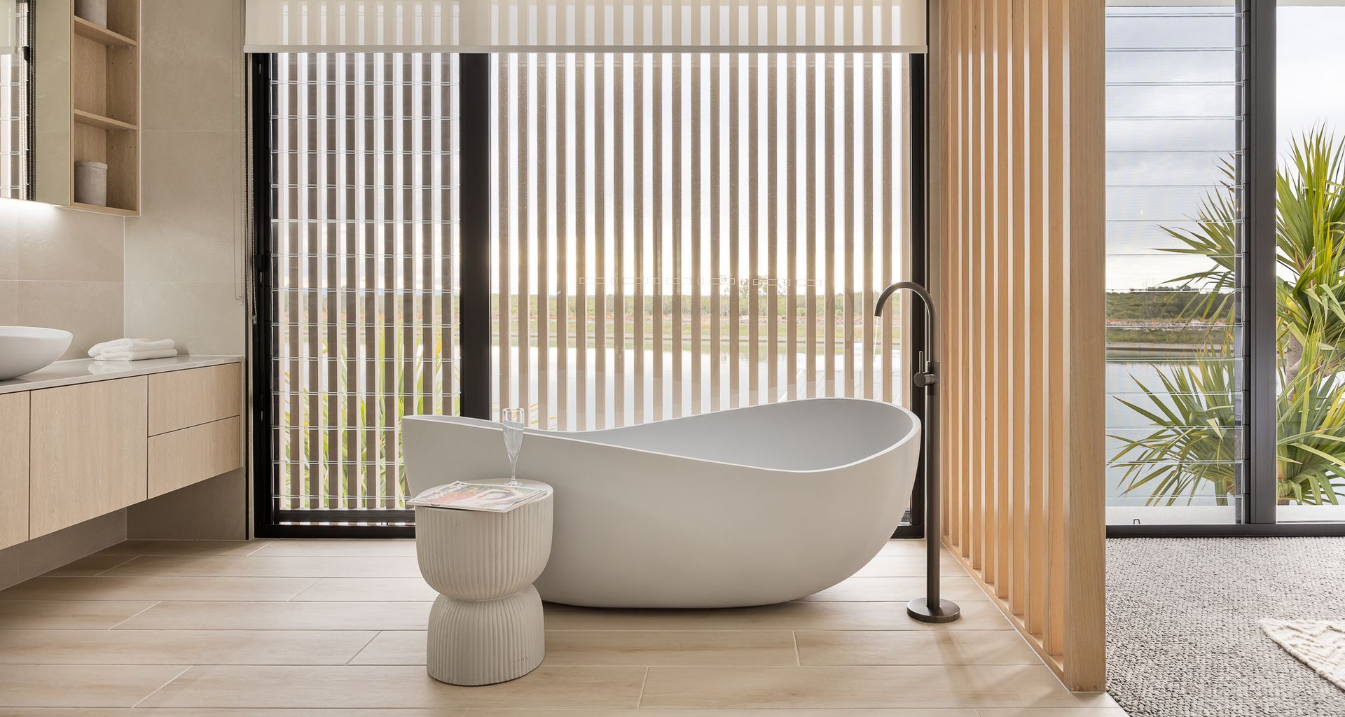 Modern coastal bathrooms banner