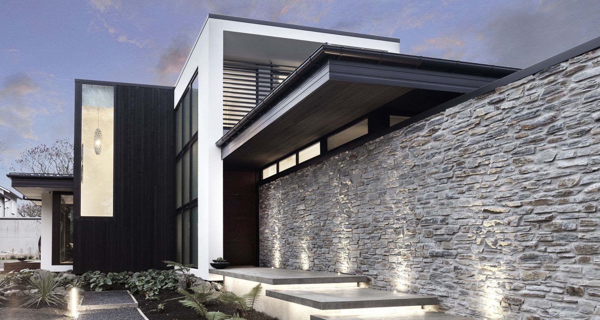 Stone schist family home banner