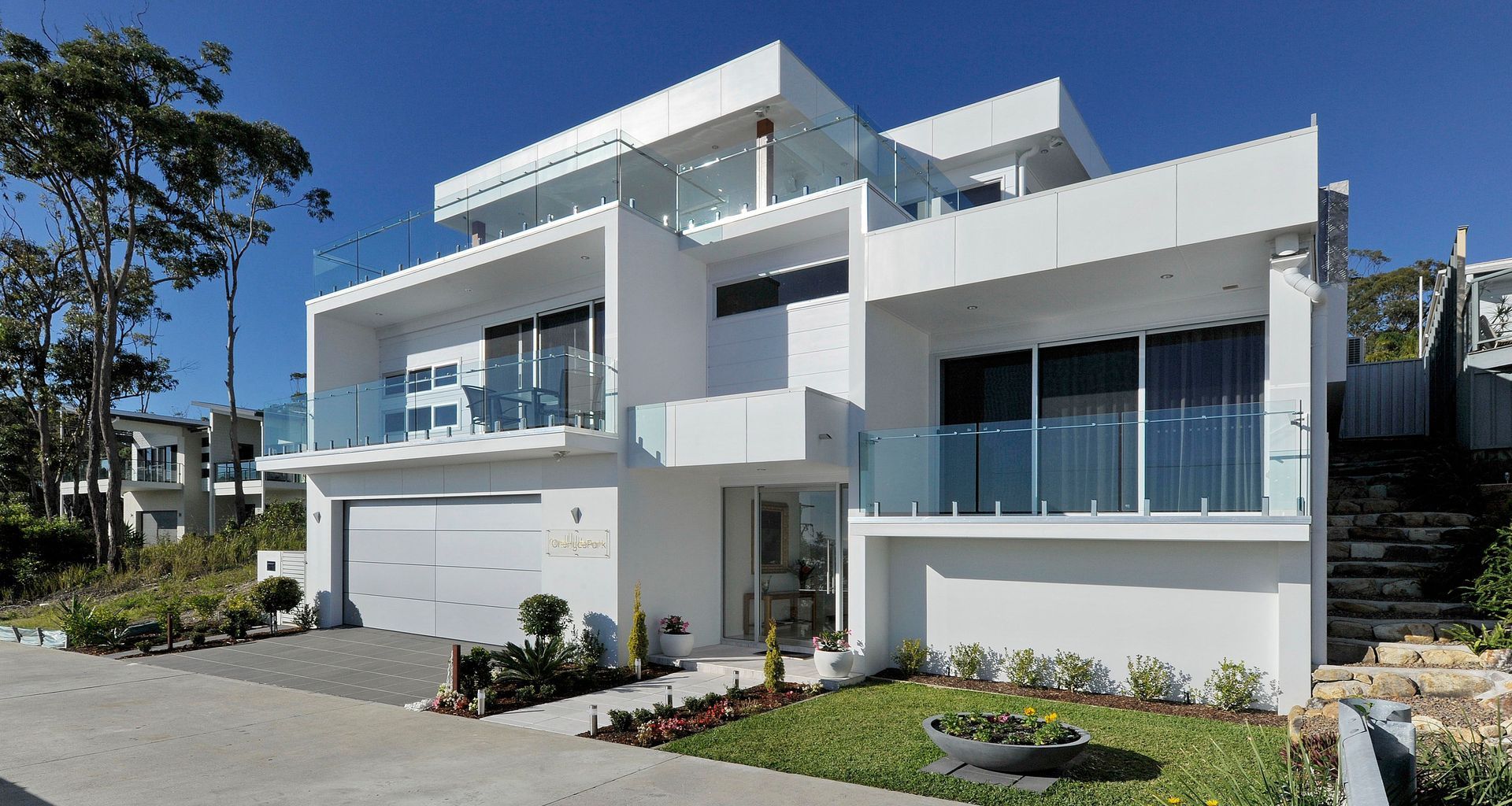 Three storey new build banner