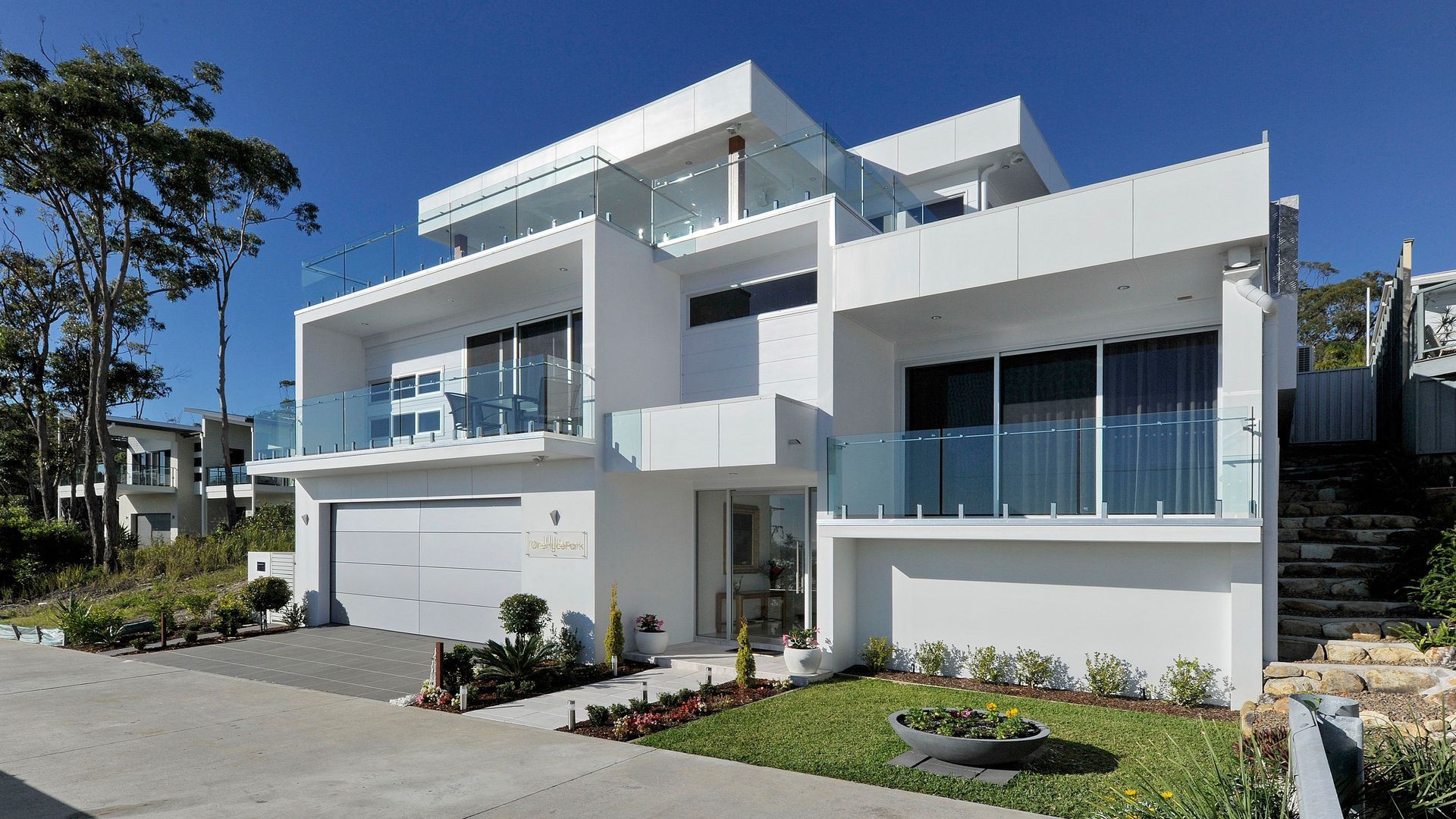 Three storey new build banner