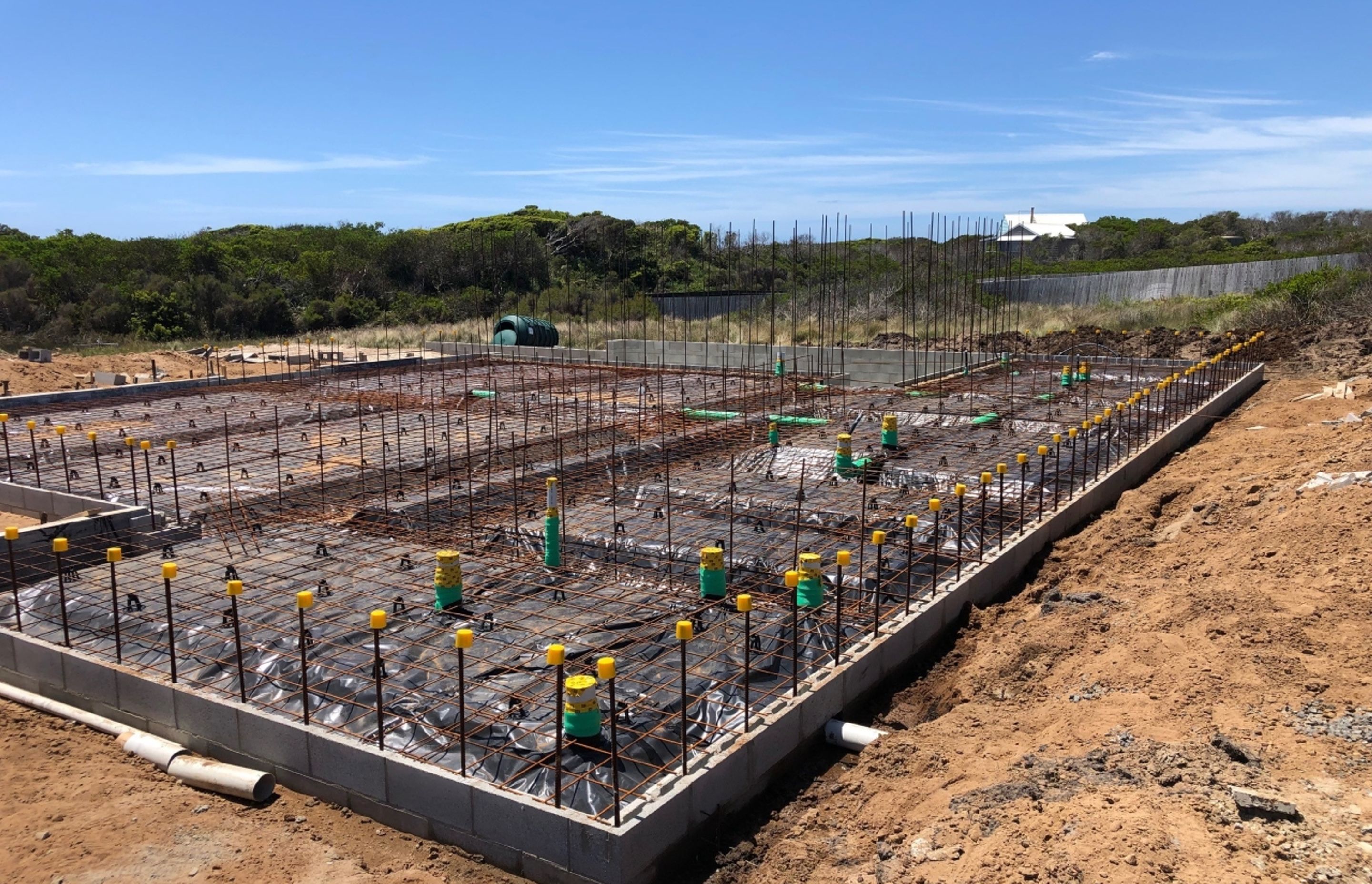 Preparation for Main Slab. Photography: Hawksley Developments.