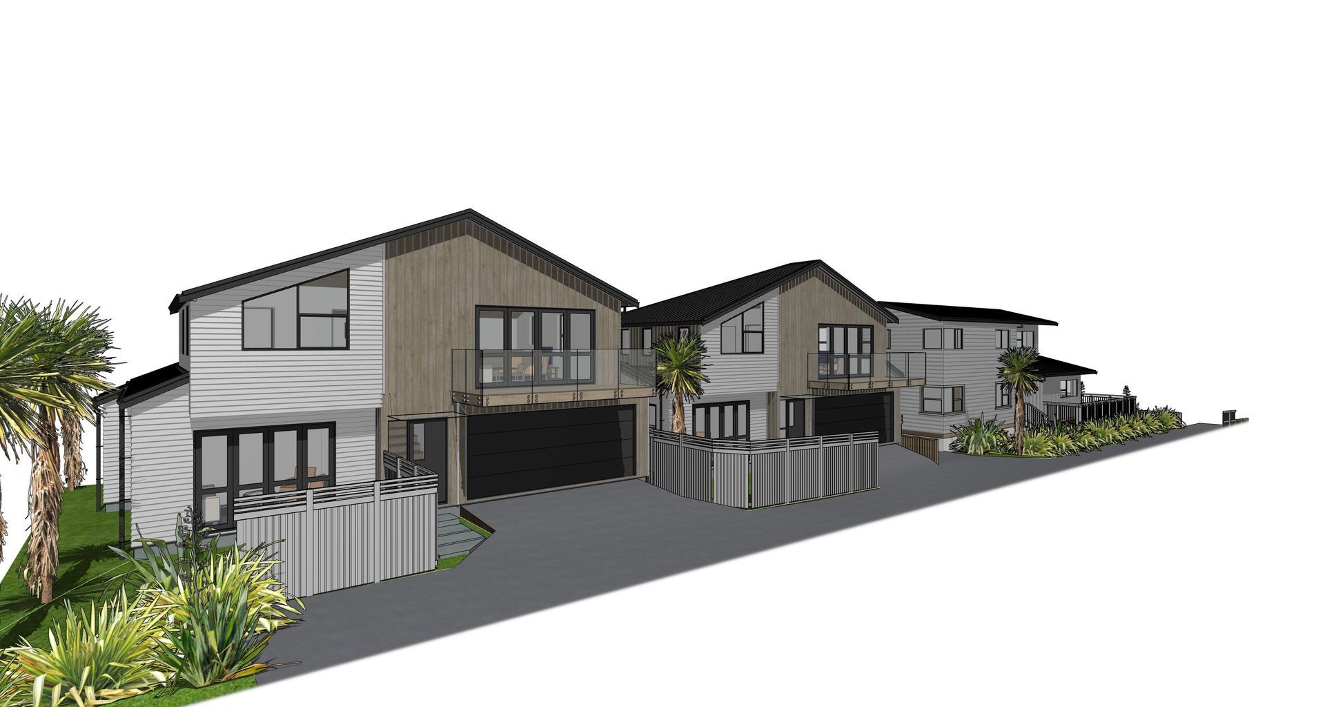 x2 new standalone units and a renovated existing front unit
