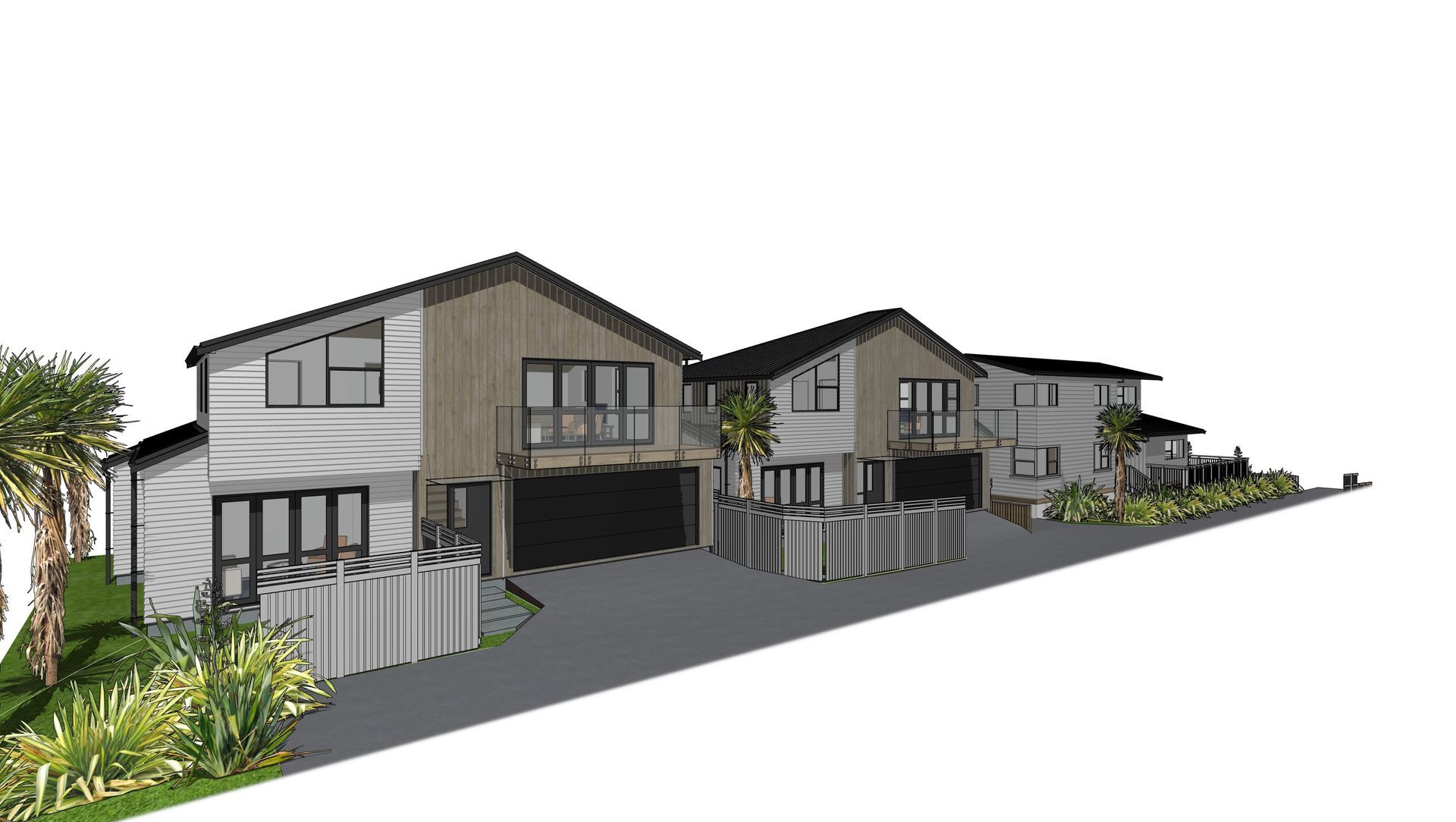 x2 new standalone units and a renovated existing front unit