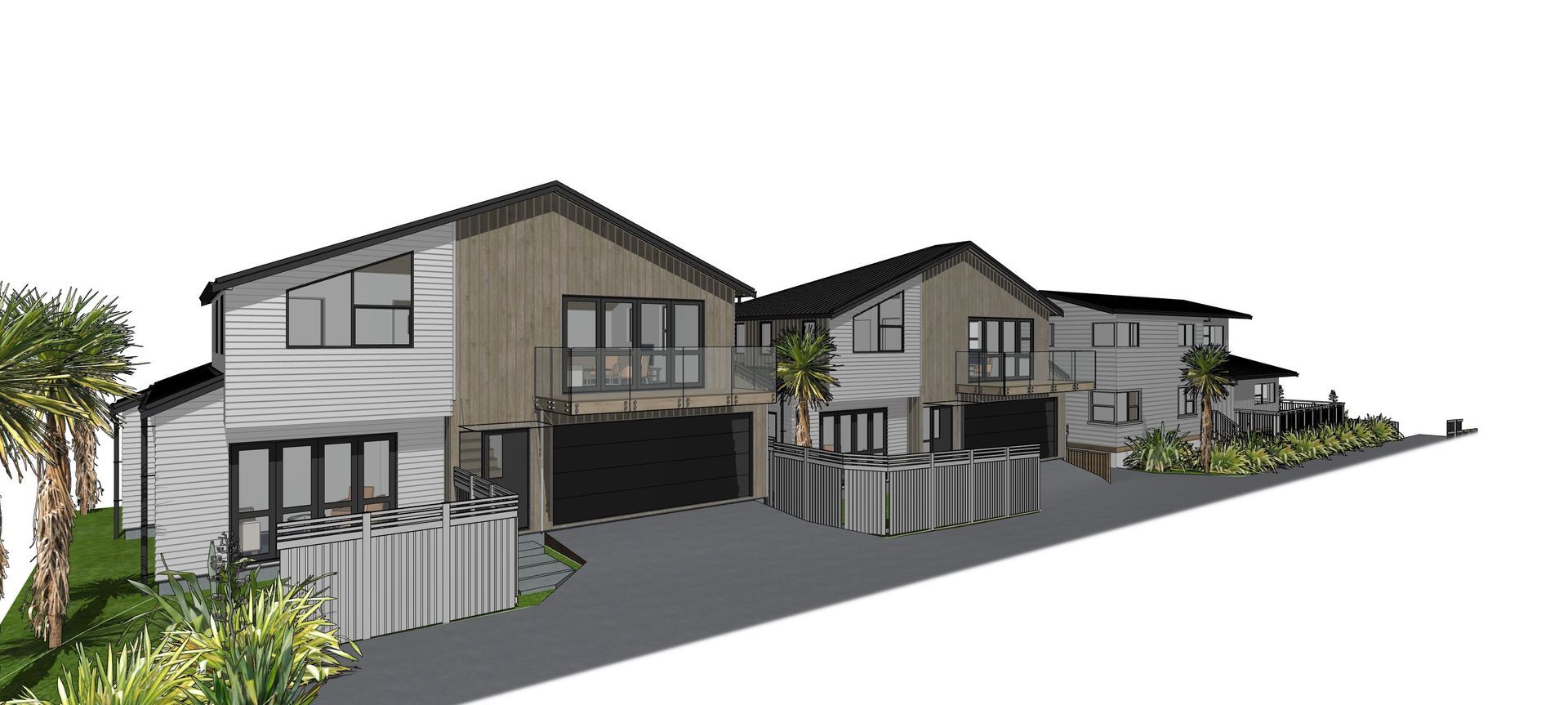 x2 new standalone units and a renovated existing front unit
