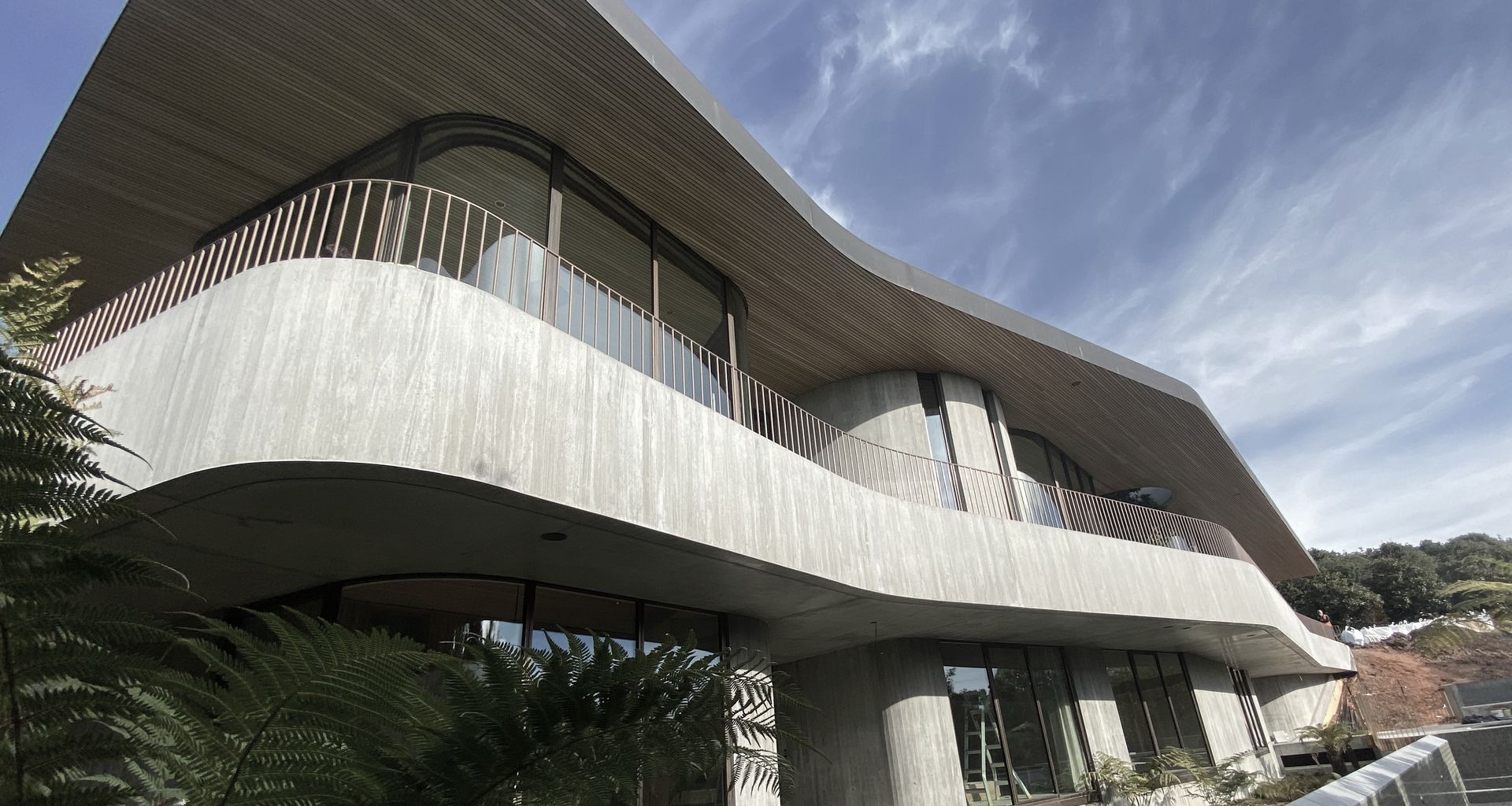Bronze Balustrade - Waiheke Architecturally Designed Home banner