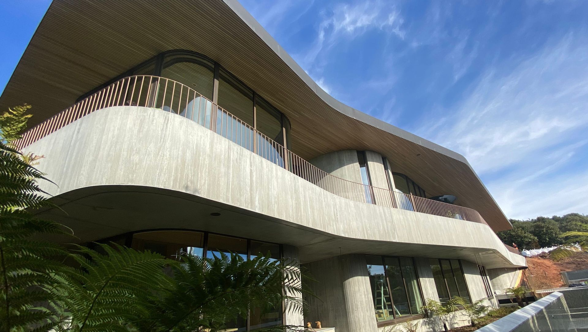 Bronze Balustrade - Waiheke Architecturally Designed Home banner