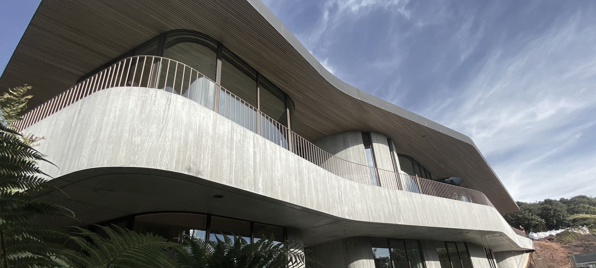 Bronze Balustrade - Waiheke Architecturally Designed Home banner