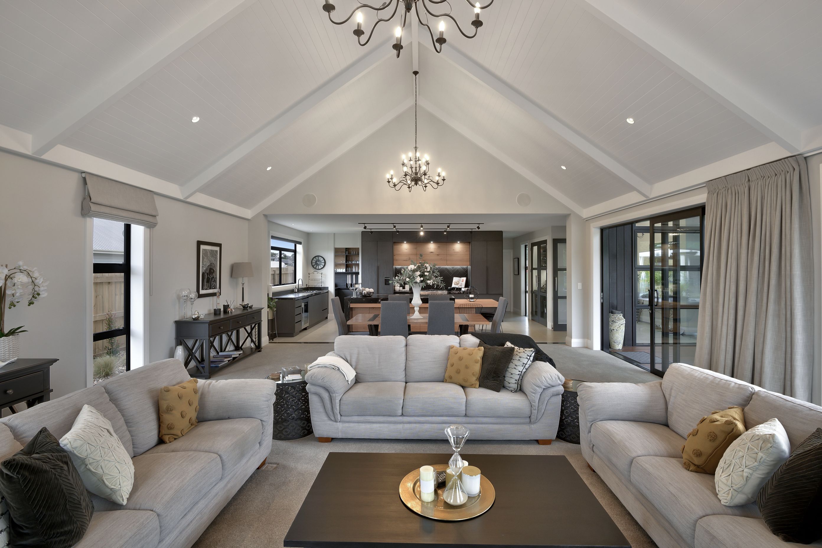 Efficient and surprisingly economical, the hydronic underfloor heating system, designed by Waterware Group, is driven by a Valliant 37kw Ecotech gas boiler and provides zone control via one thermostat in the main living area and another in the bedroom win