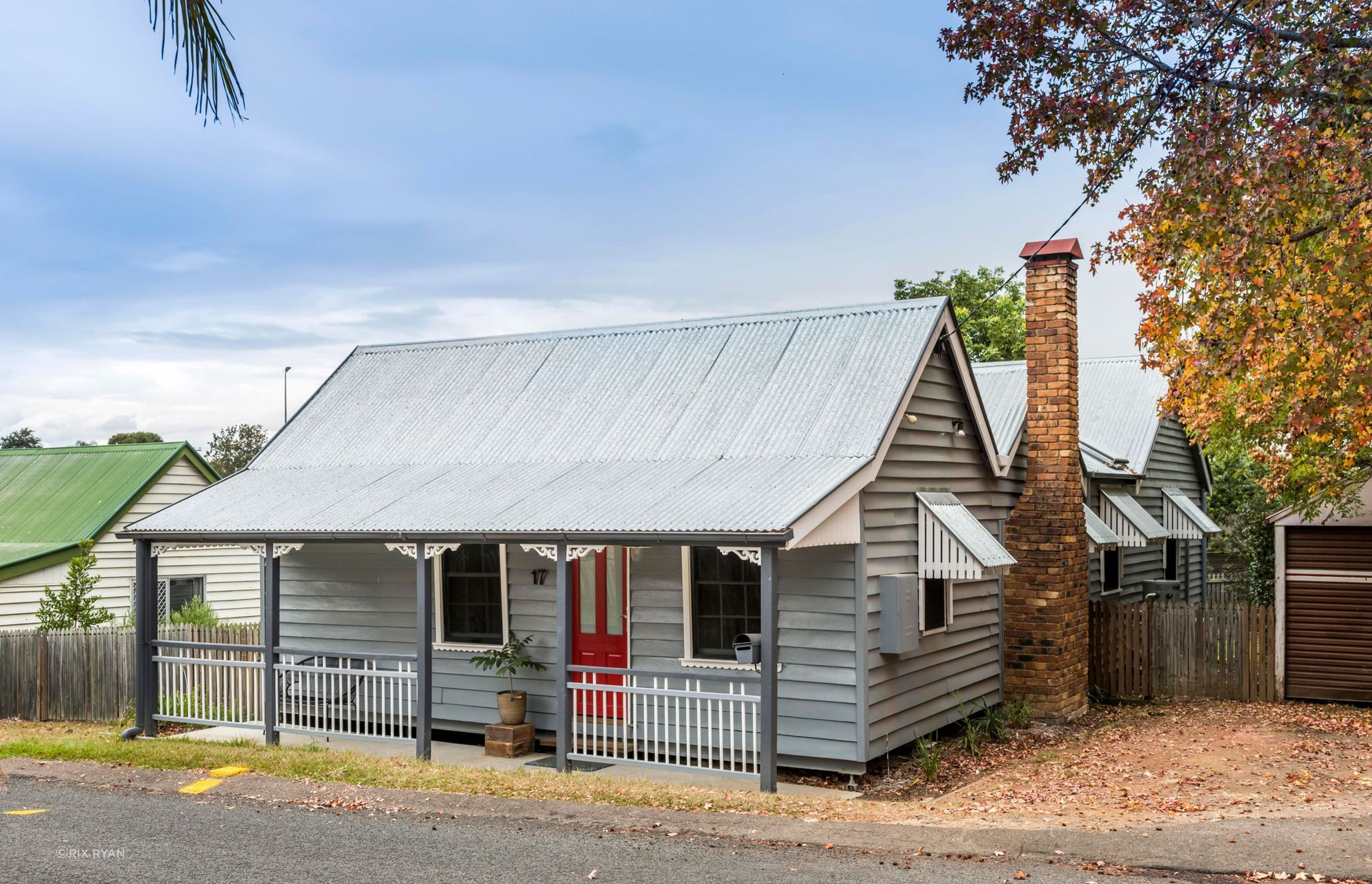 The charm of the street front prewar worker's cottage is celebrated in this project.