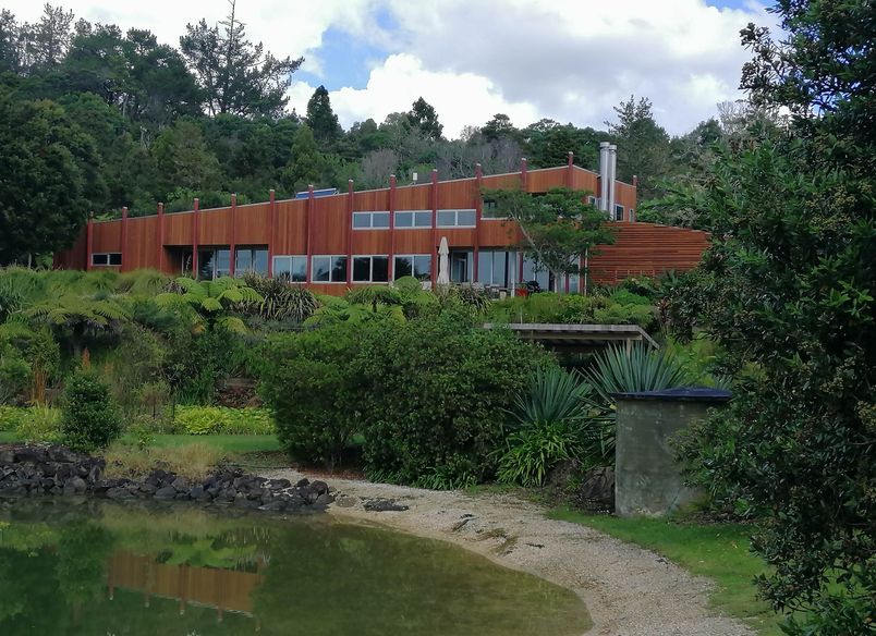 Sandspit cedar house
