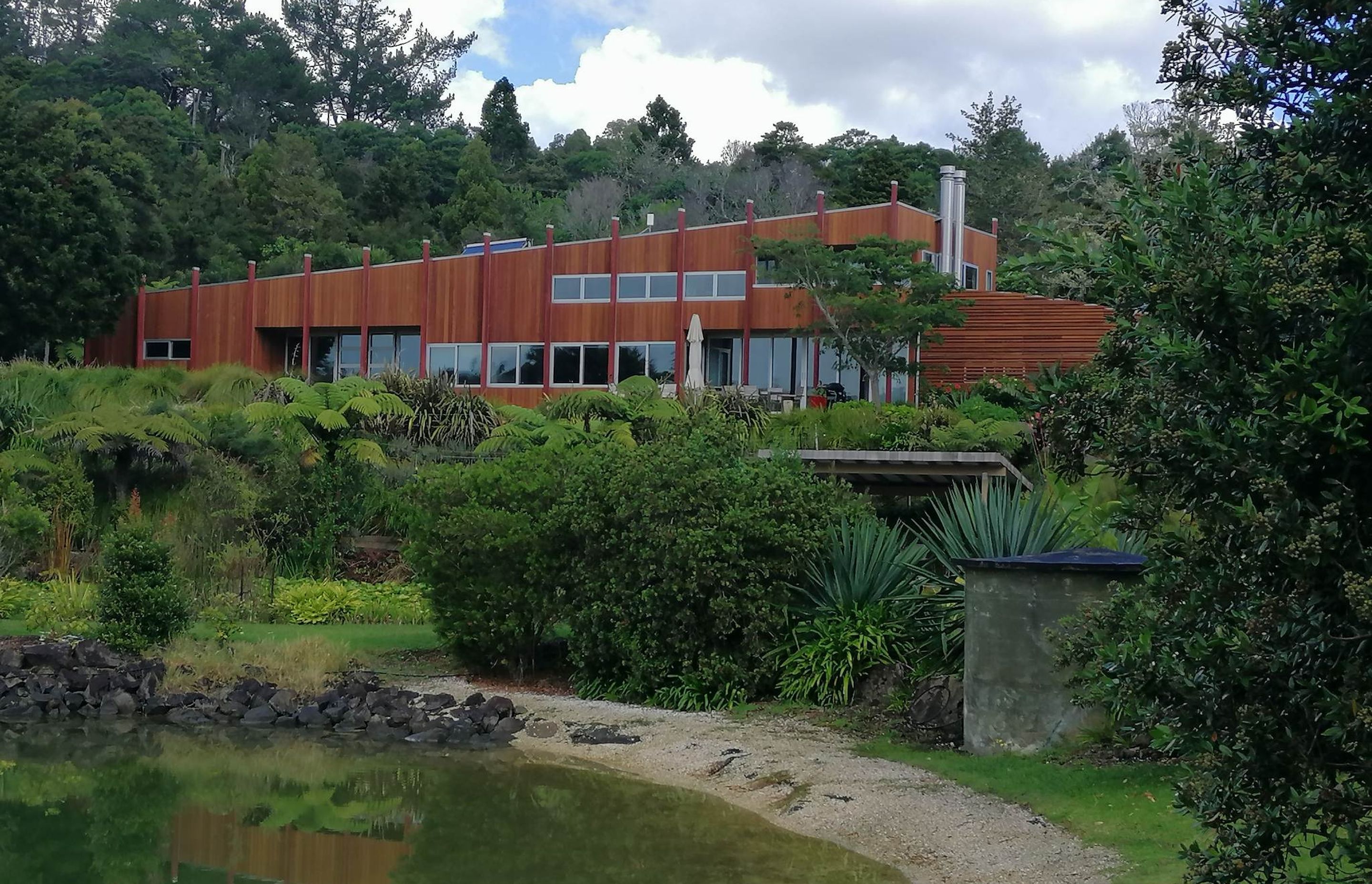 Sandspit cedar house