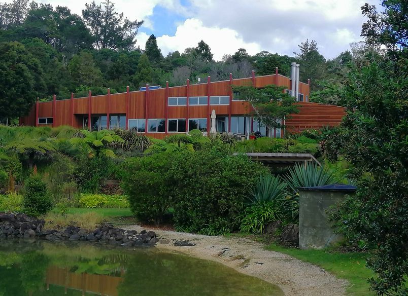 Sandspit cedar house