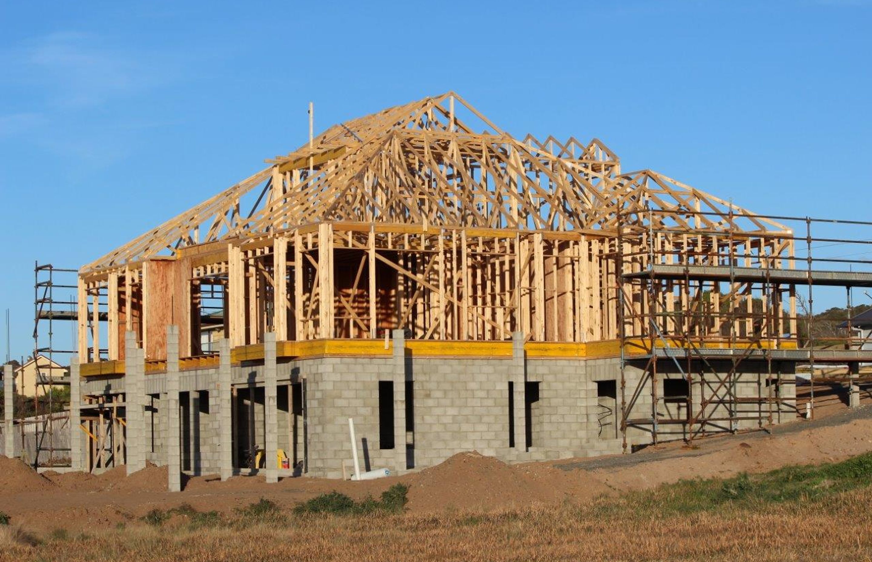 Framing. Photography: Hawksley Developments