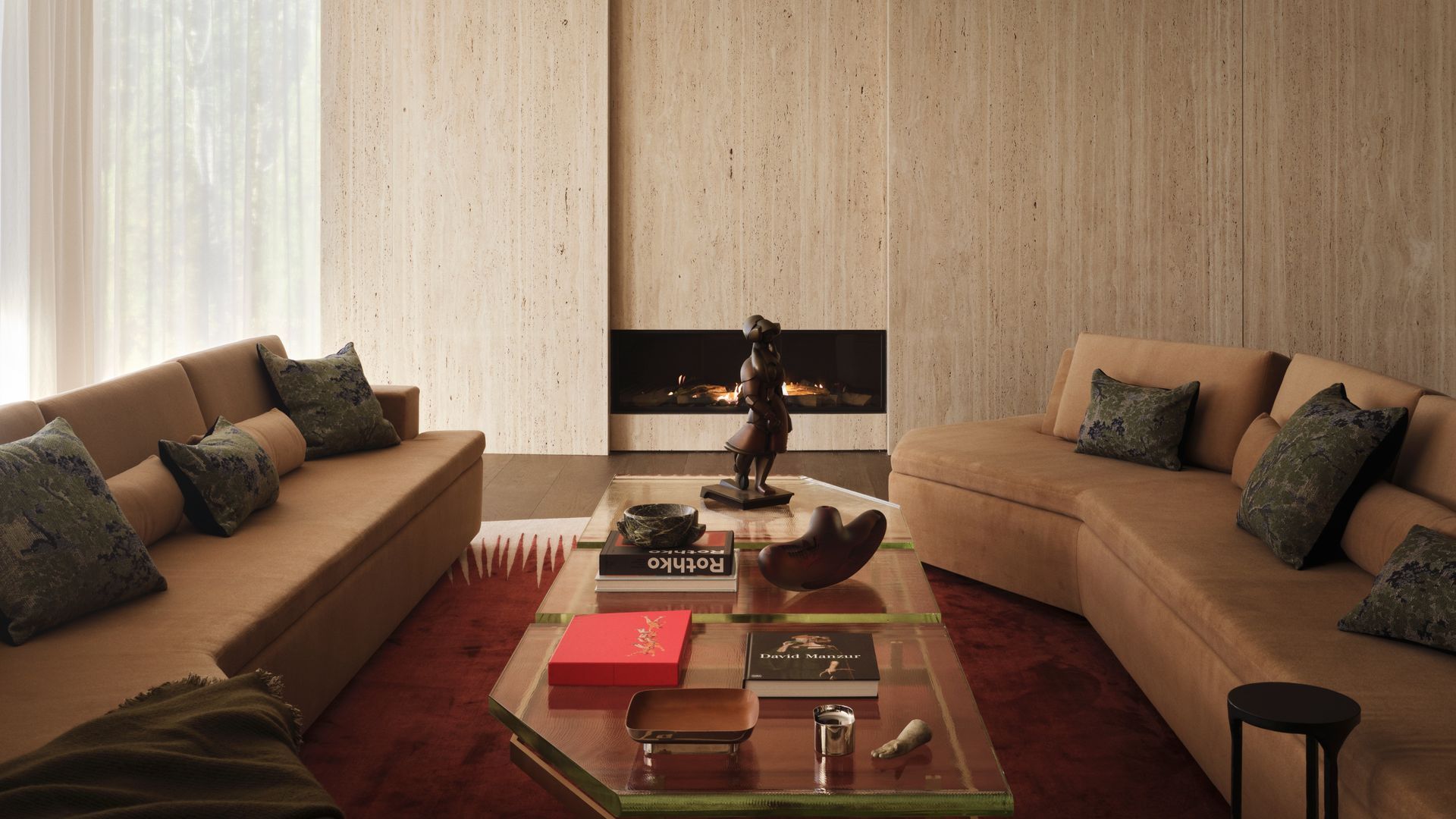 Fireplace video