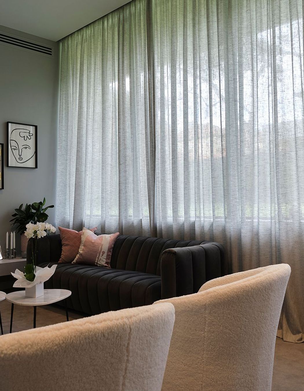 Parkhill House_Sheer Curtains & Motorised Blinds