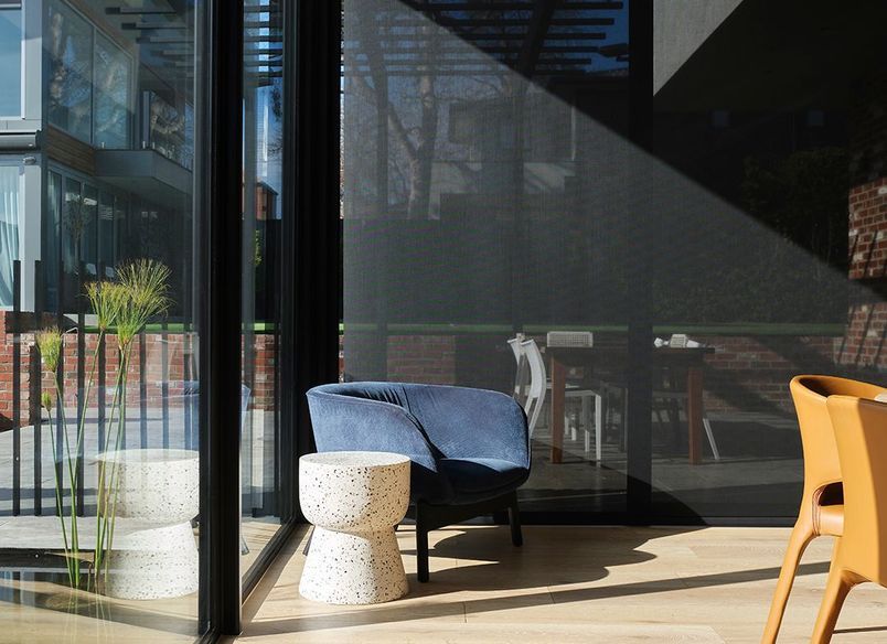 Parkhill House - Balwyn - Sheer Curtains & Motorised Blinds