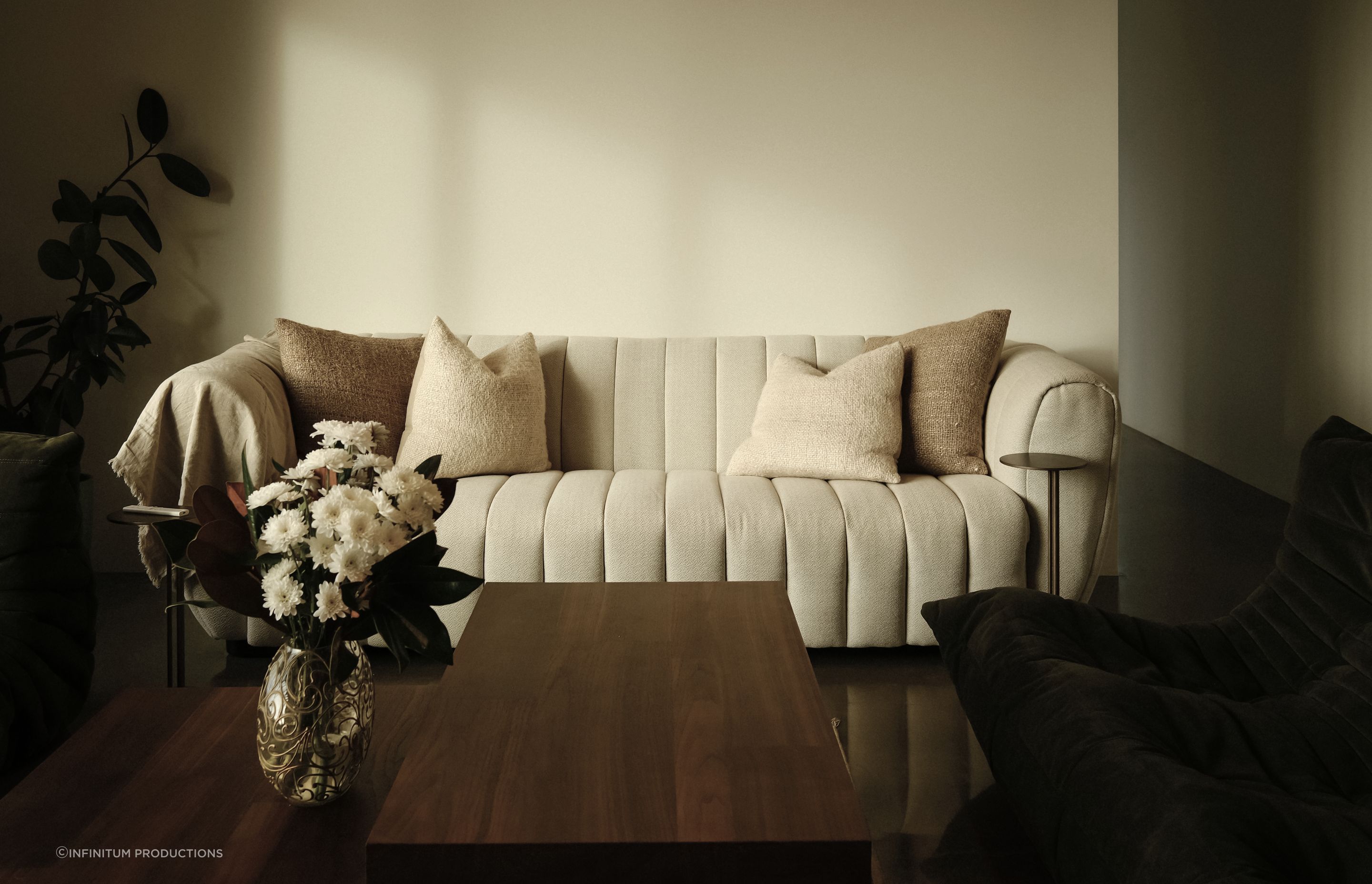 Cosy rooms allow for the family to have spaces to be together or apart