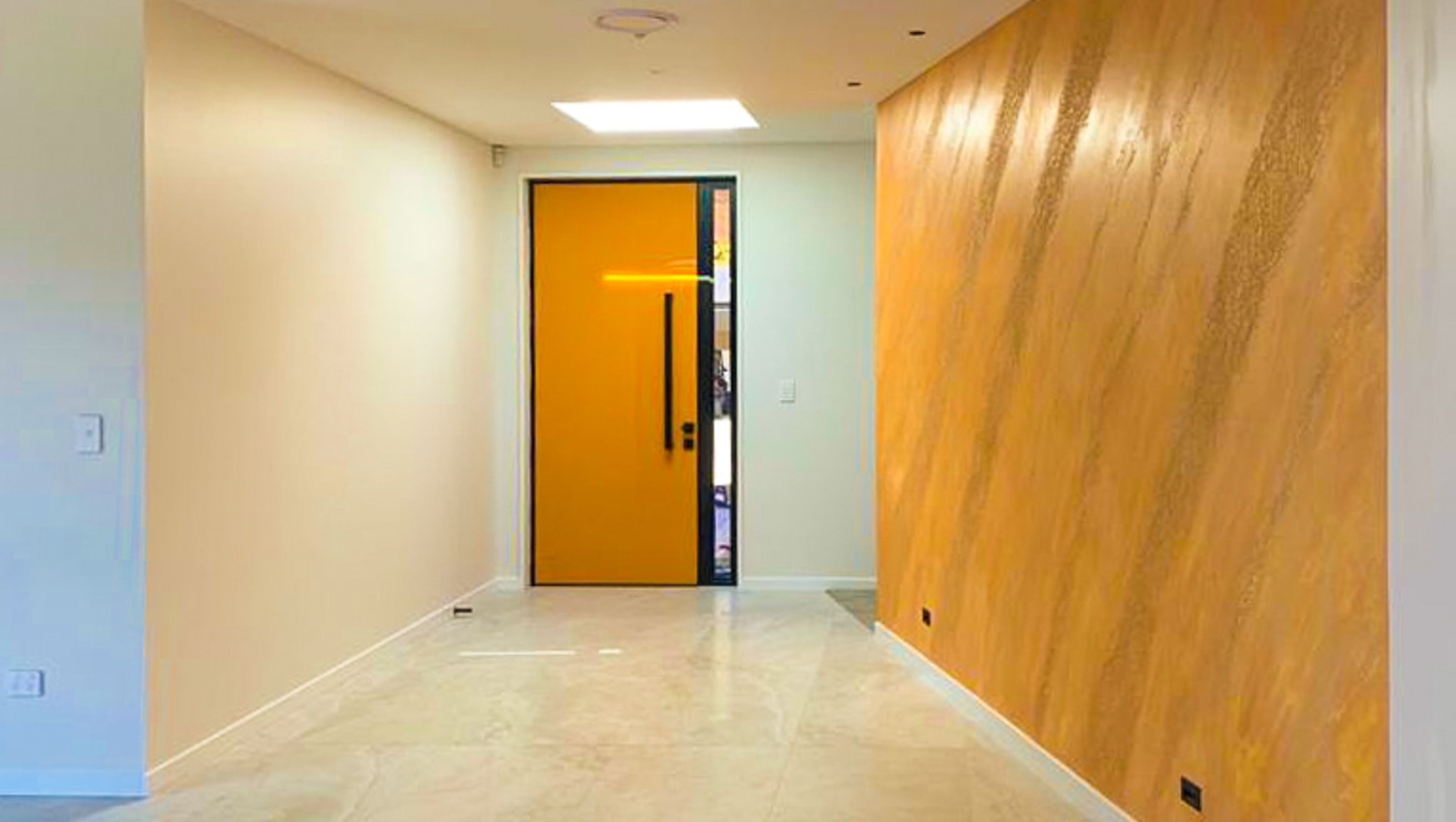 Polished Plaster Entryway