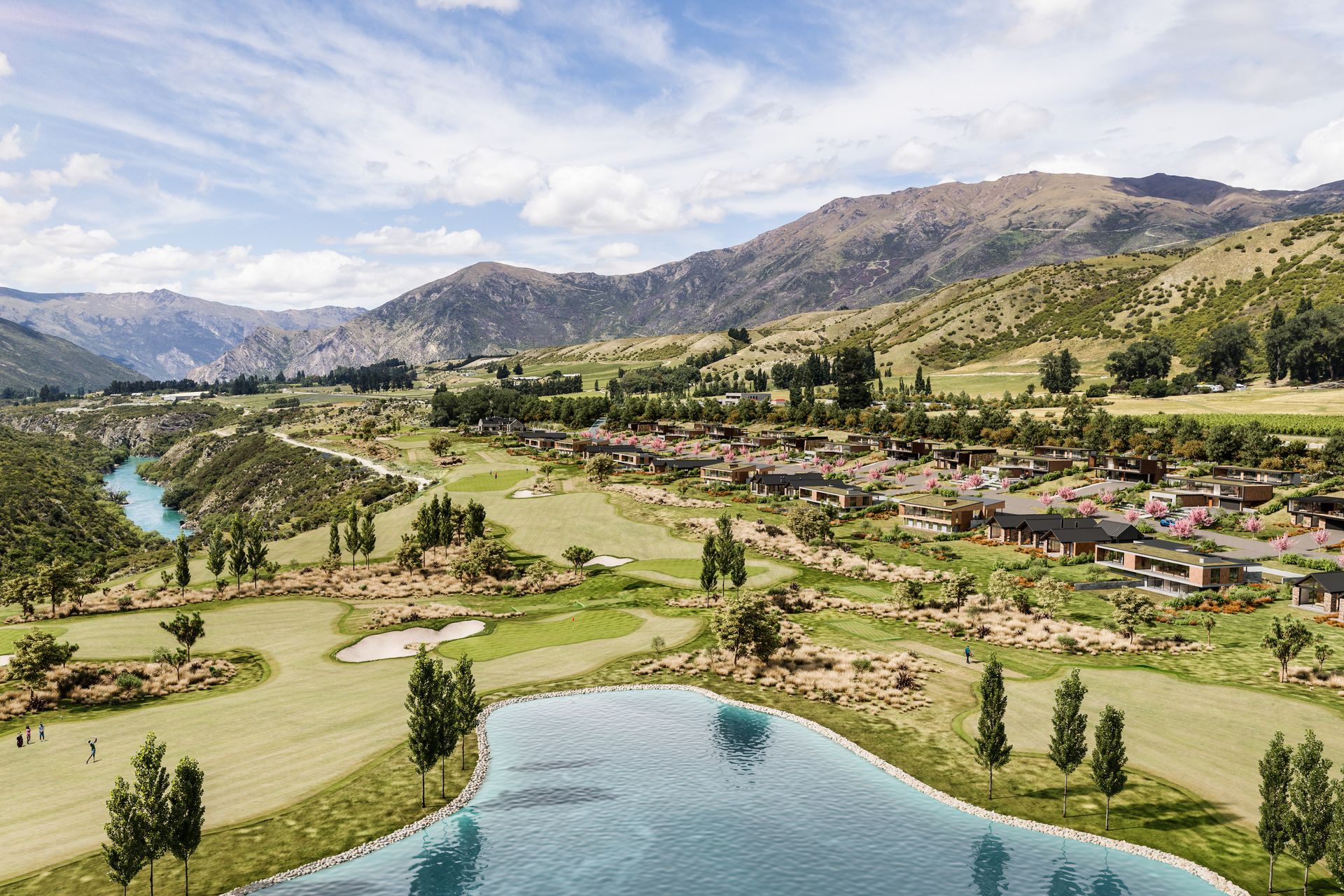9 hole golf course designed by Greg Turner